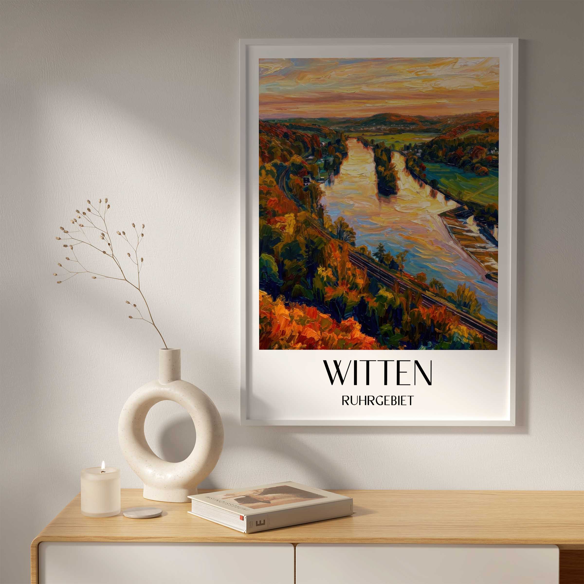 witten-ruhrgebiet-deutschland-poster-oil-painting-oelgemaelde