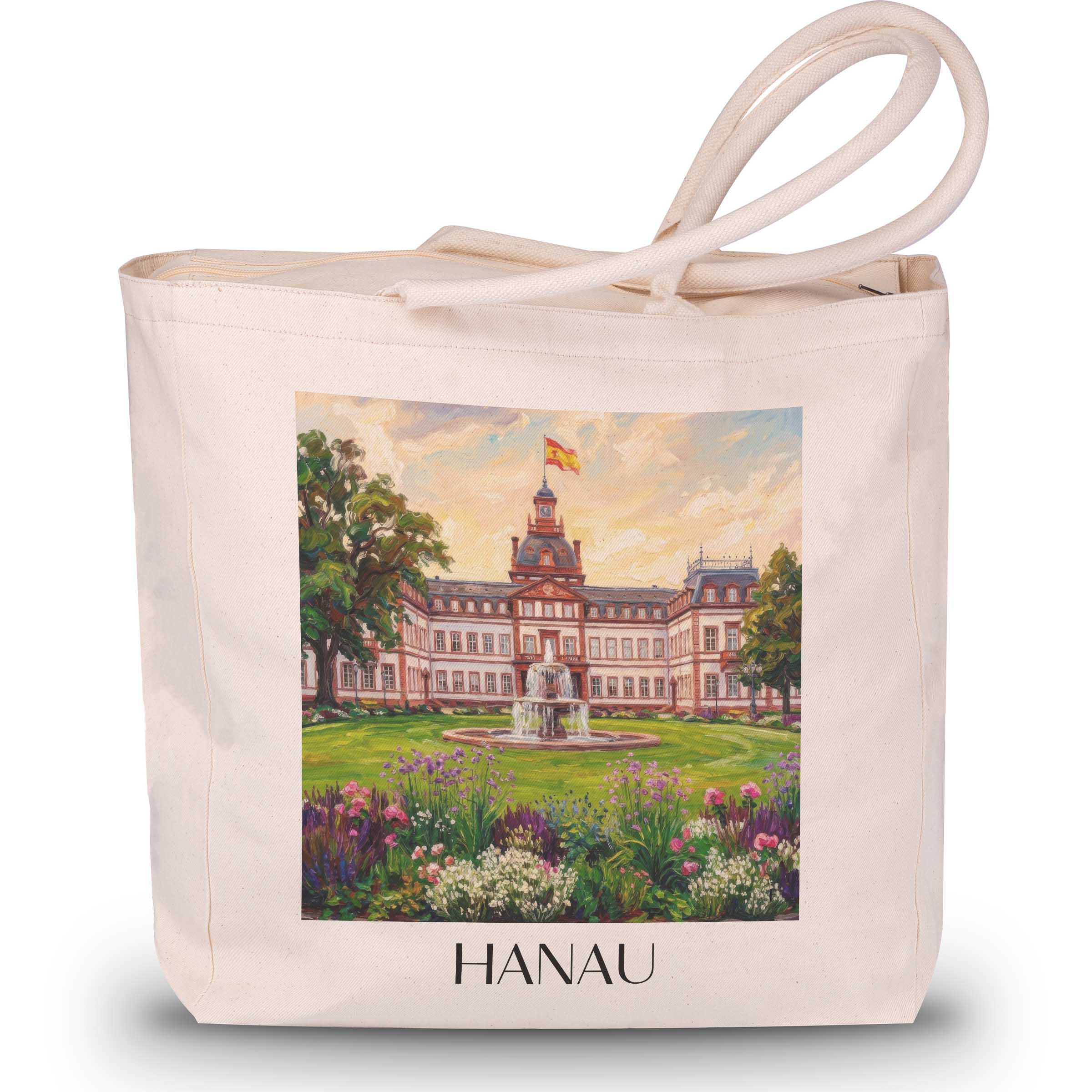 hanau-hessen-deutschland-einkaufstasche-oil-painting-oelgemaelde