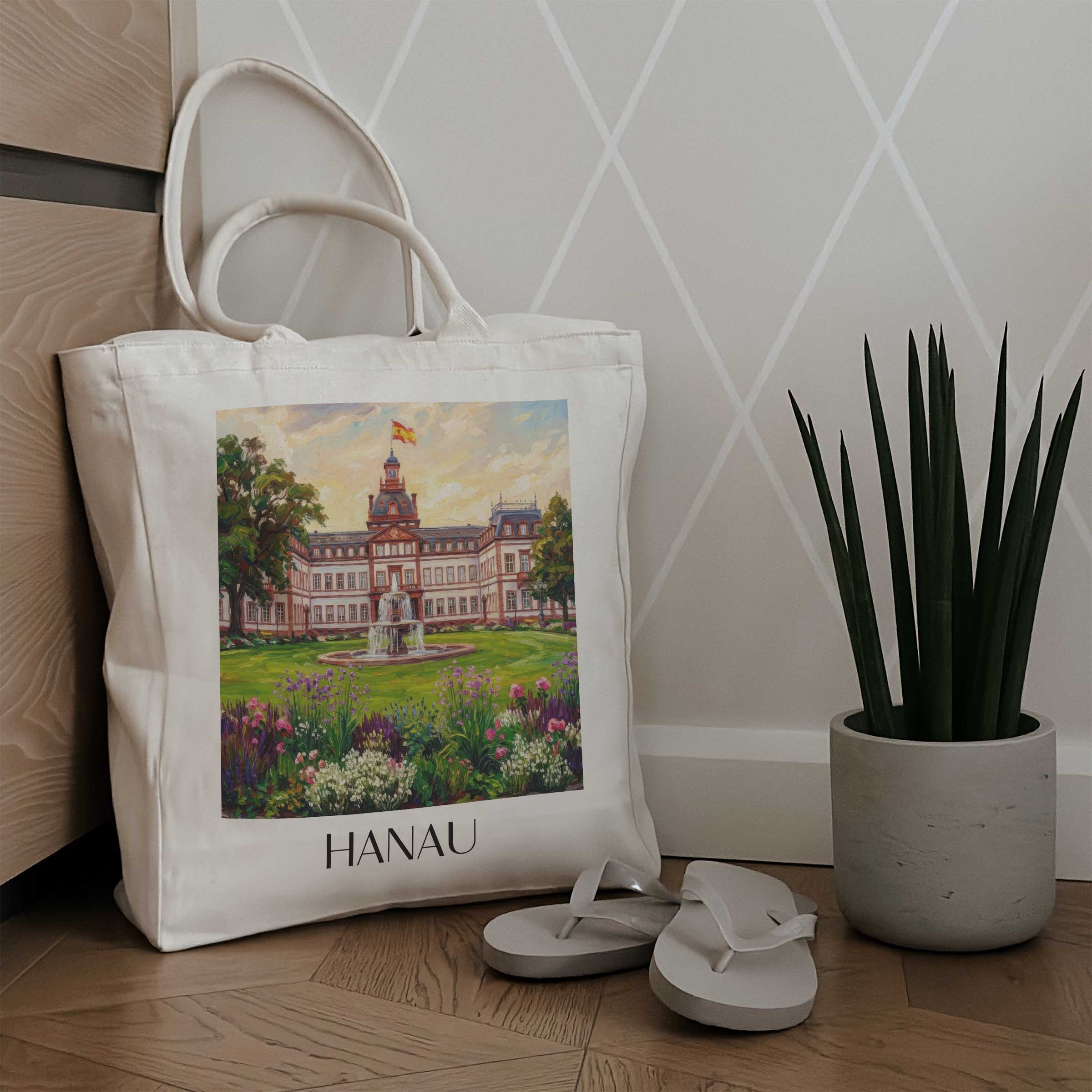 hanau-hessen-deutschland-einkaufstasche-oil-painting-oelgemaelde