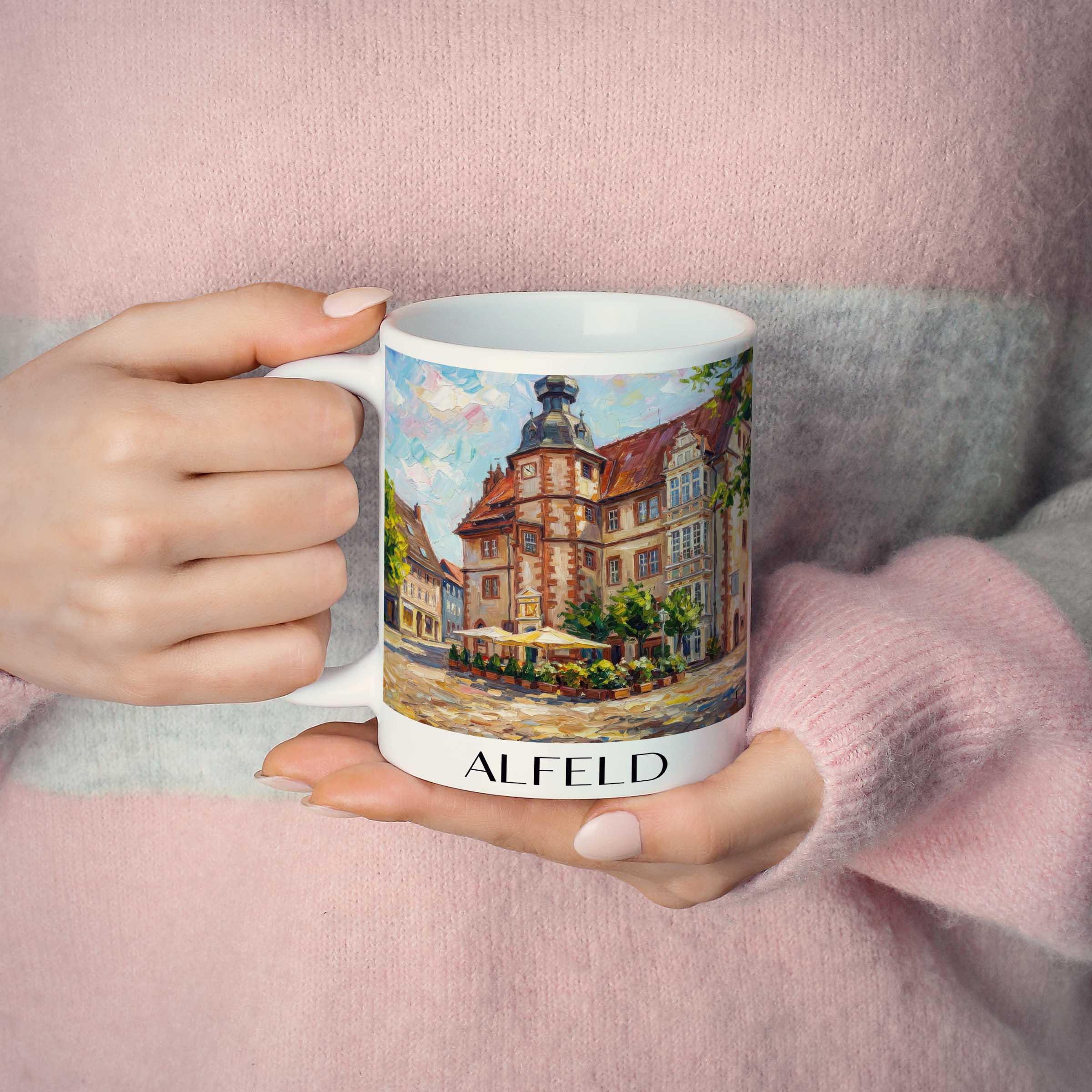 alfeld-niedersachsen-deutschland-kaffeebecher-oil-painting-oelgemaelde