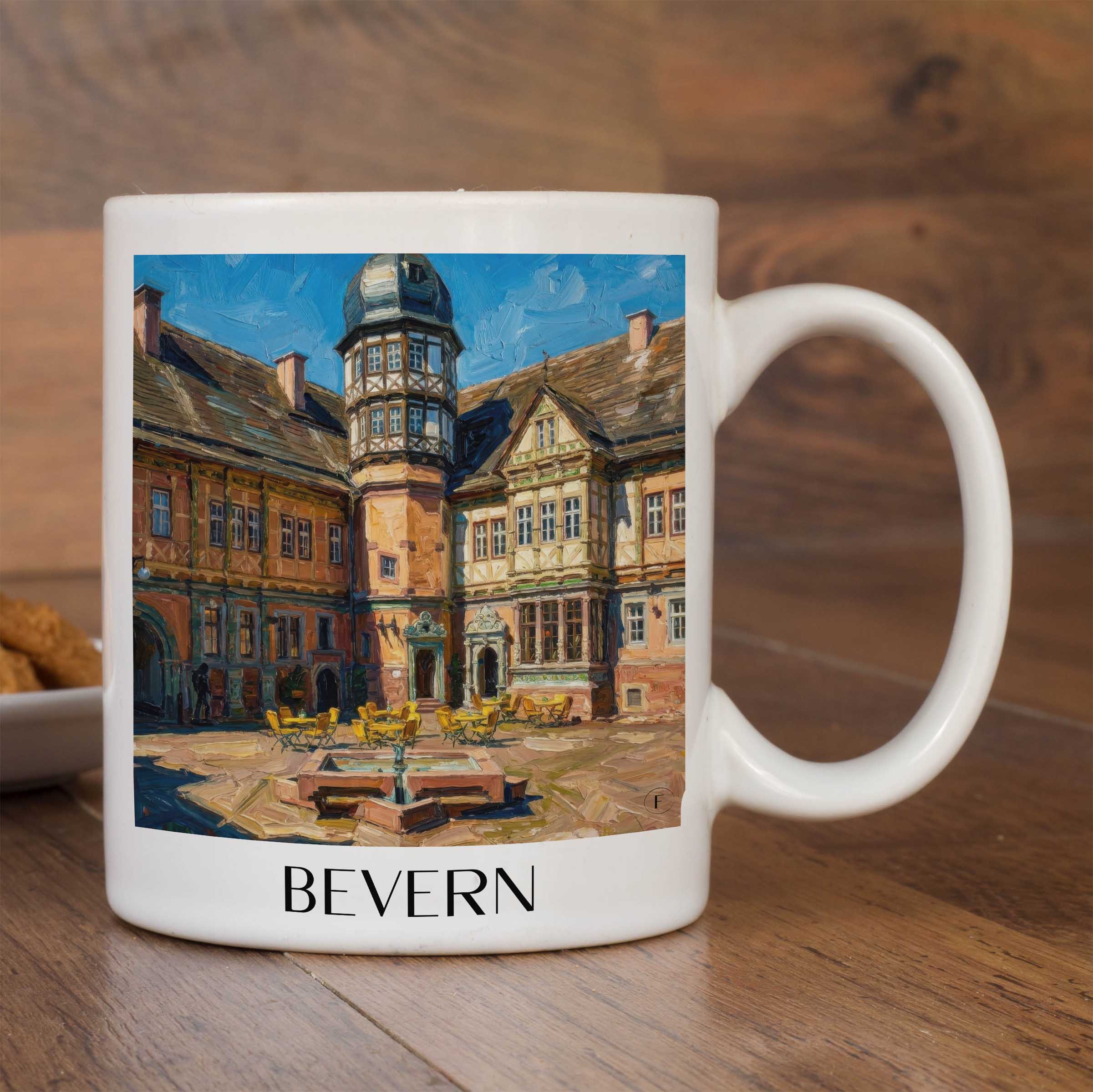 bevern-niedersachsen-deutschland-kaffeebecher-oil-painting-oelgemaelde
