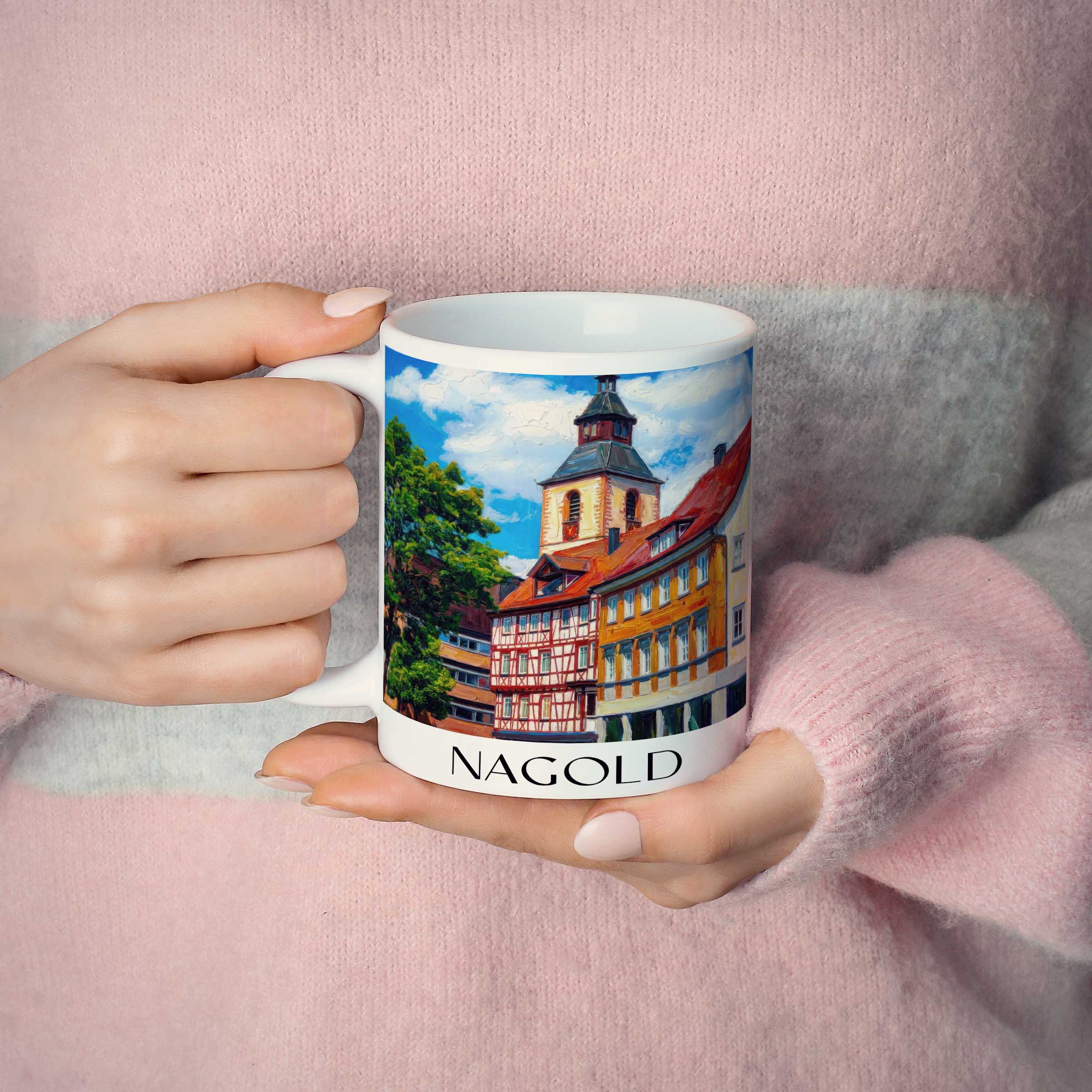 nagold-schwarzwald-deutschland-kaffeebecher-oil-painting-oelgemaelde