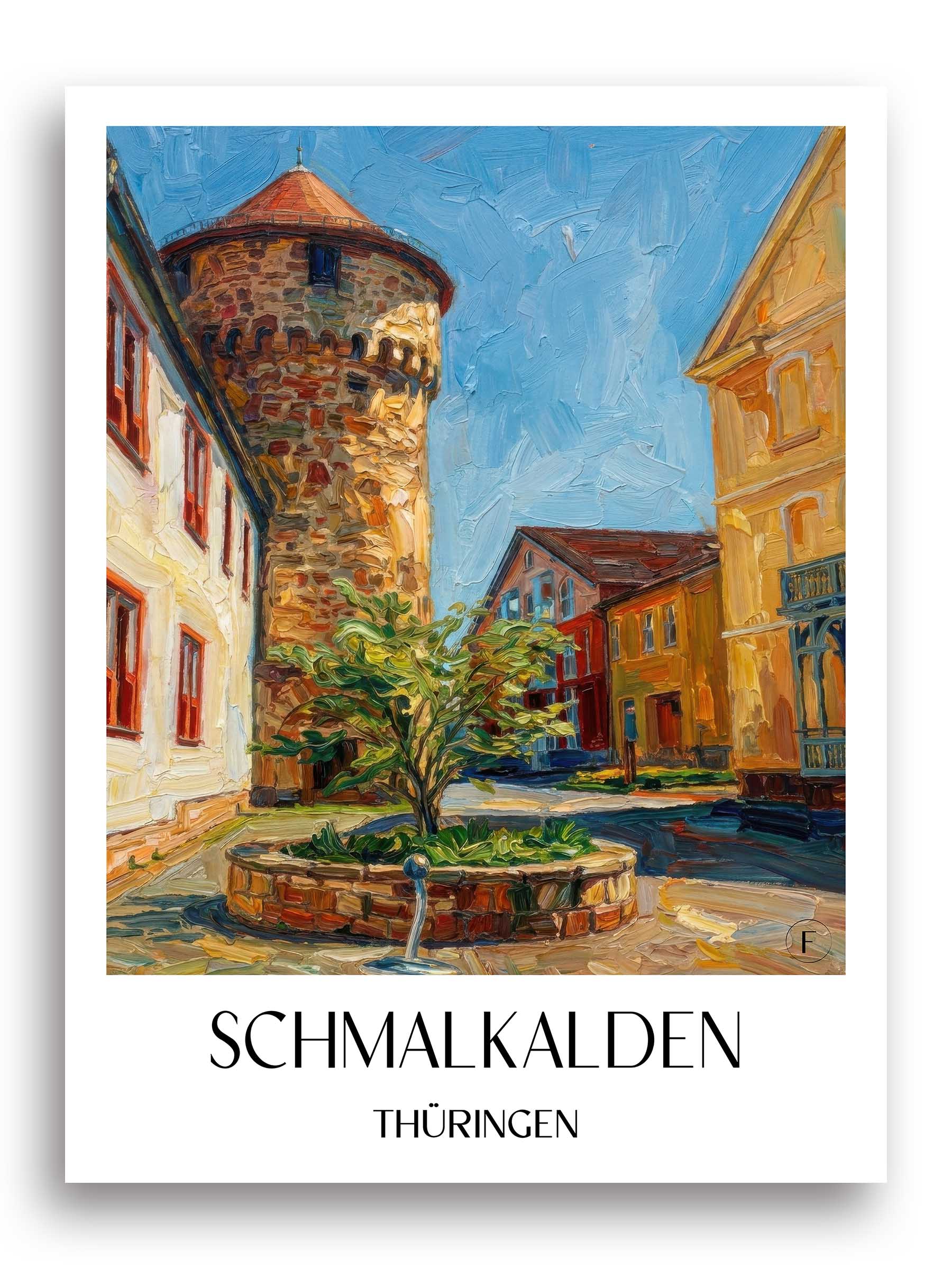 schmalkalden-thüringen-deutschland-poster-oil-painting-oelgemaelde