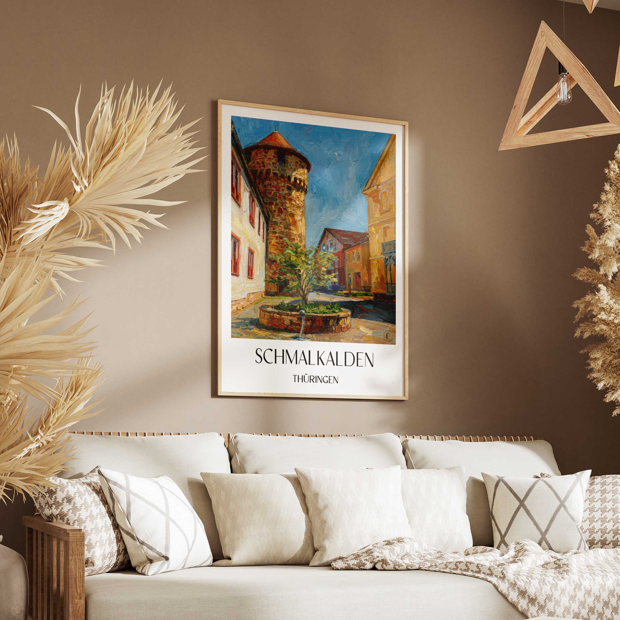 schmalkalden-thüringen-deutschland-poster-oil-painting-oelgemaelde