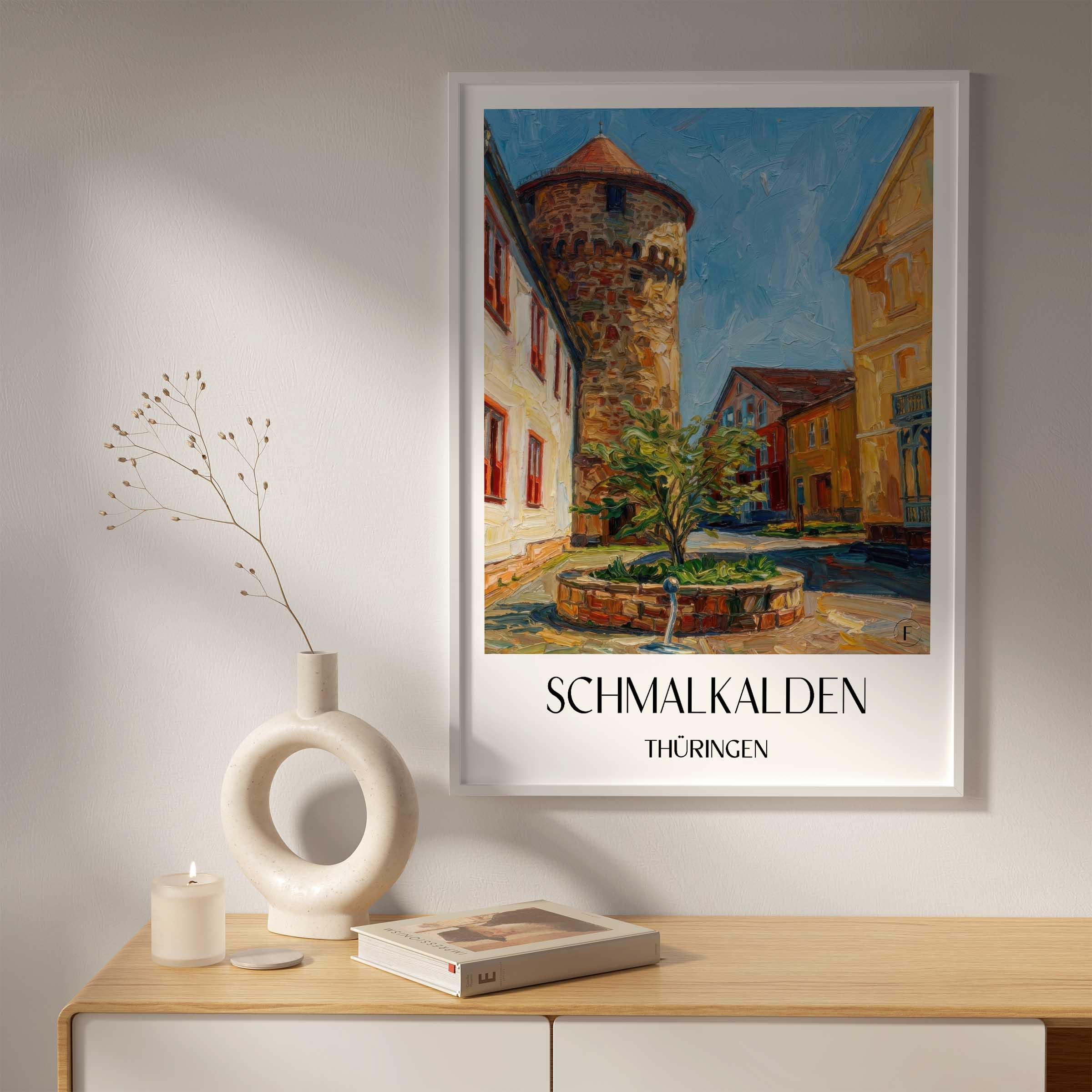 schmalkalden-thüringen-deutschland-poster-oil-painting-oelgemaelde