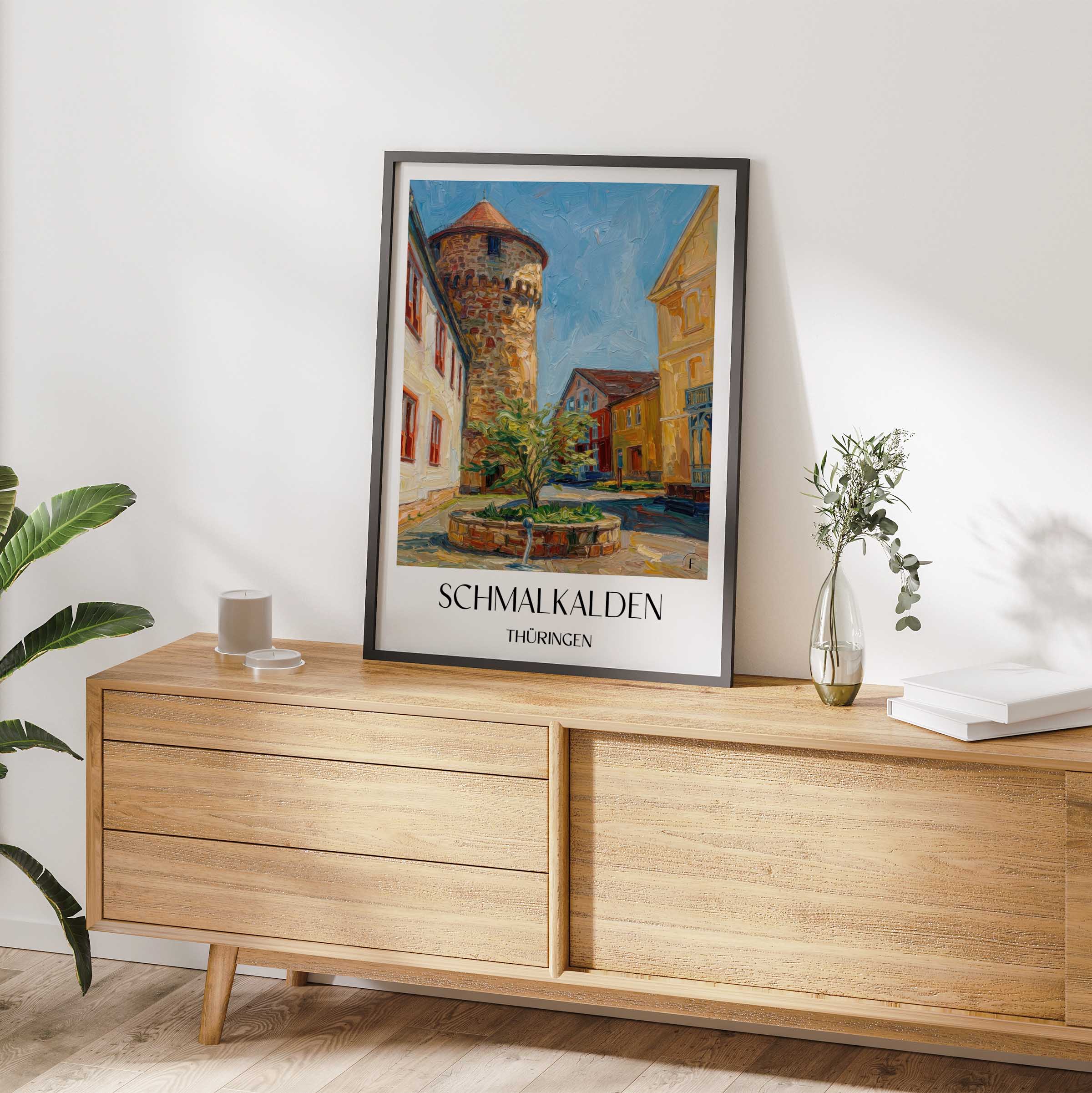 schmalkalden-thüringen-deutschland-poster-oil-painting-oelgemaelde
