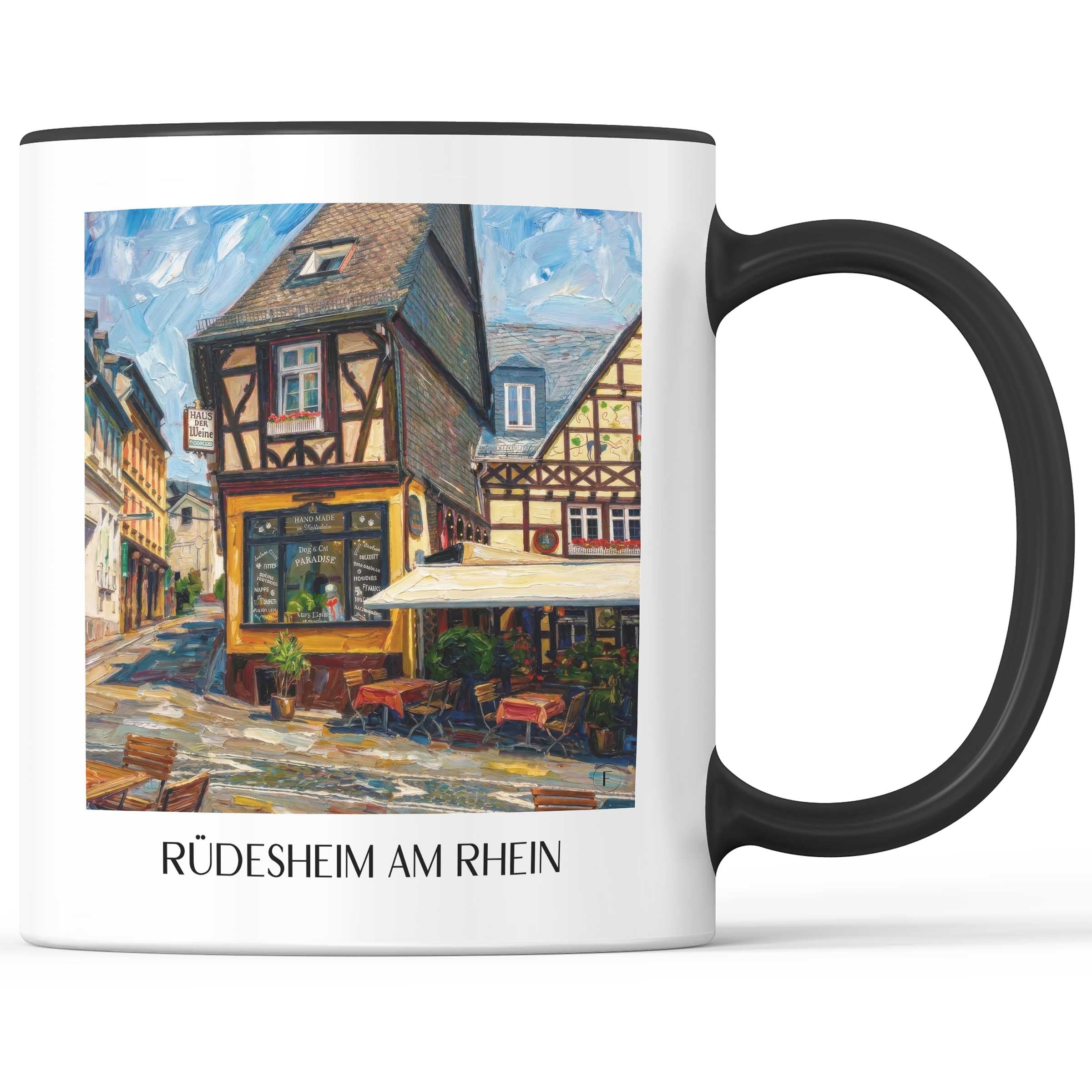 rüdesheim-am-rhein-rheingau-deutschland-kaffeebecher-oil-painting-oelgemaelde