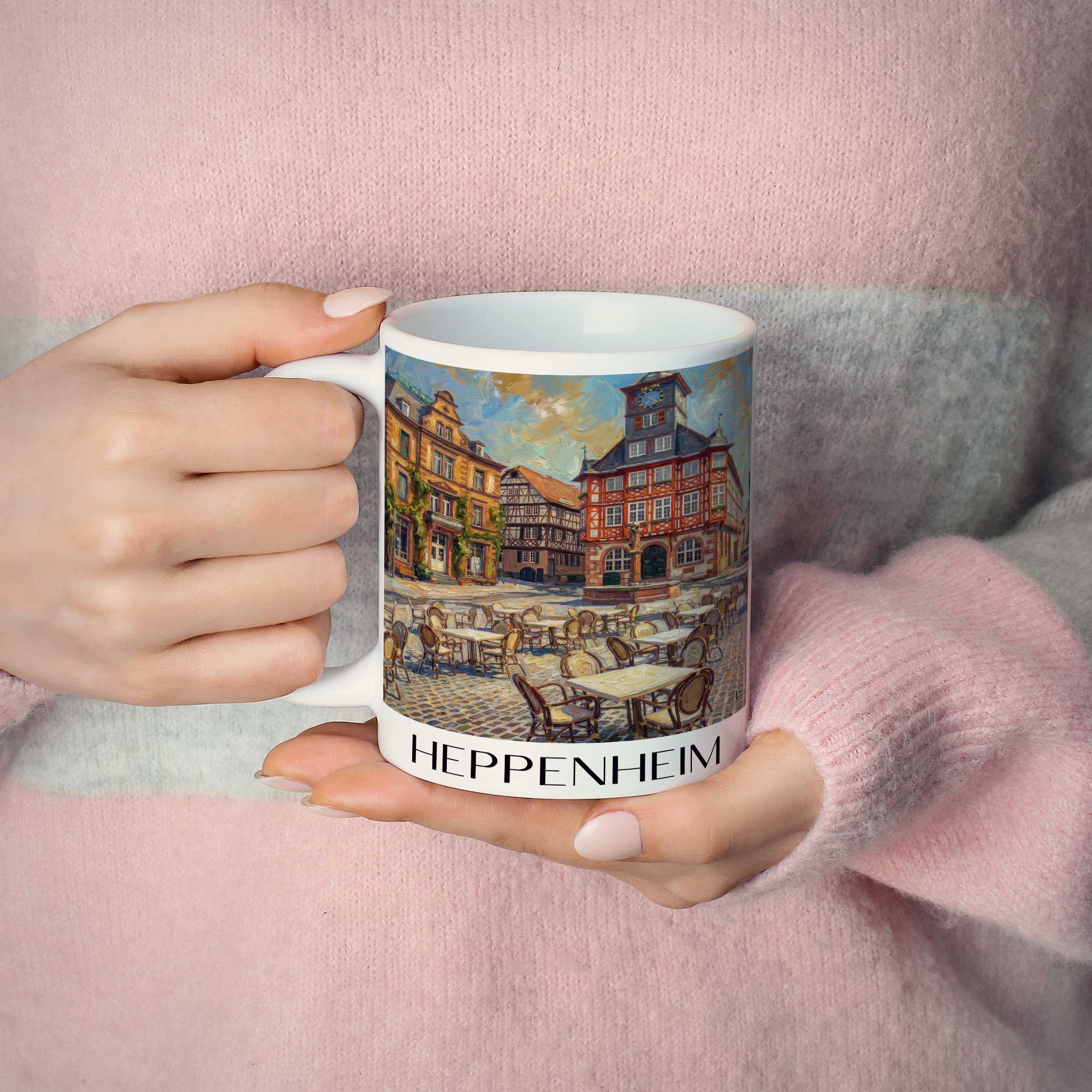 heppenheim-hessen-deutschland-kaffeebecher-oil-painting-oelgemaelde