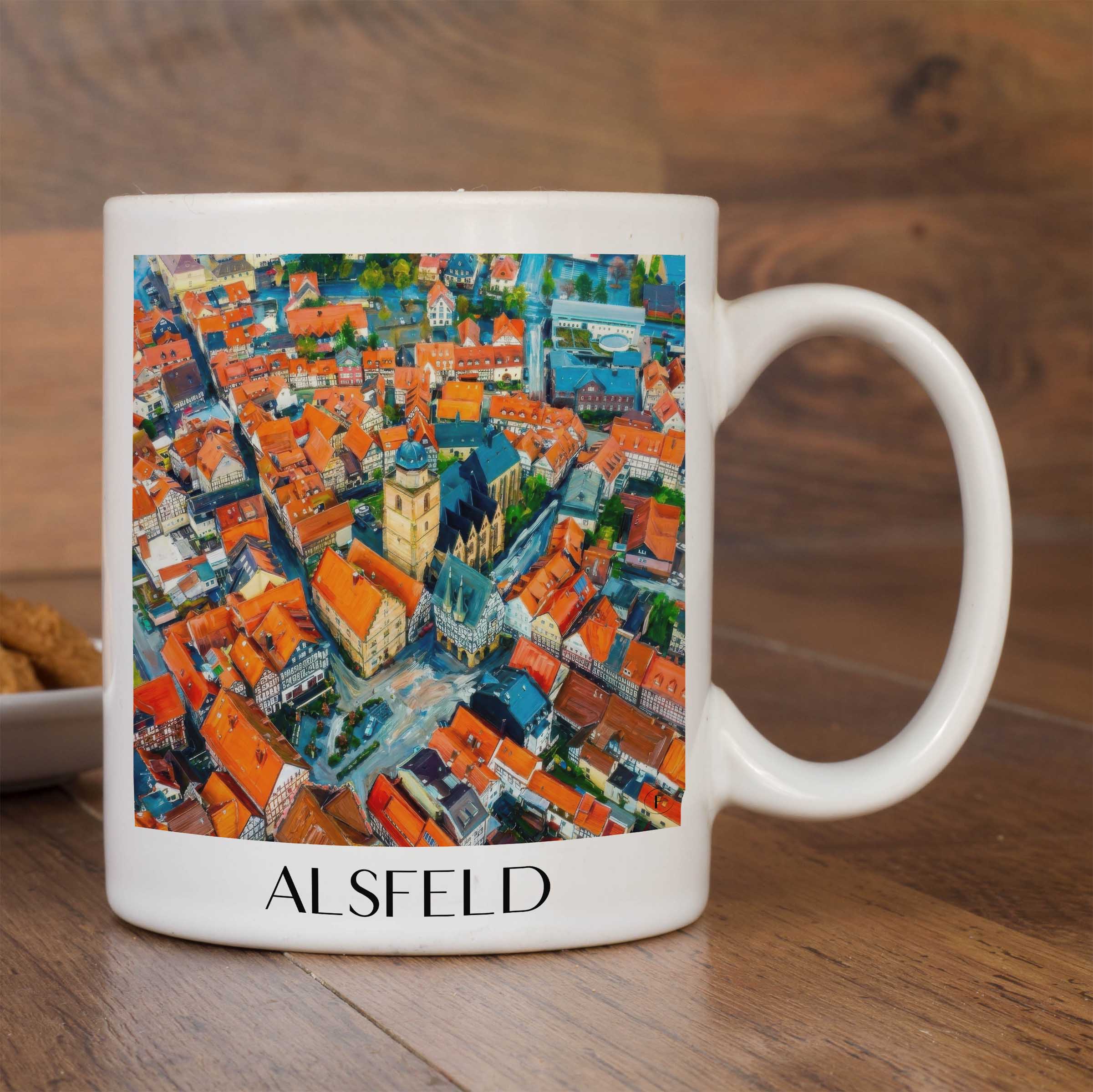 alsfeld-hessen-deutschland-kaffeebecher-oil-painting-oelgemaelde