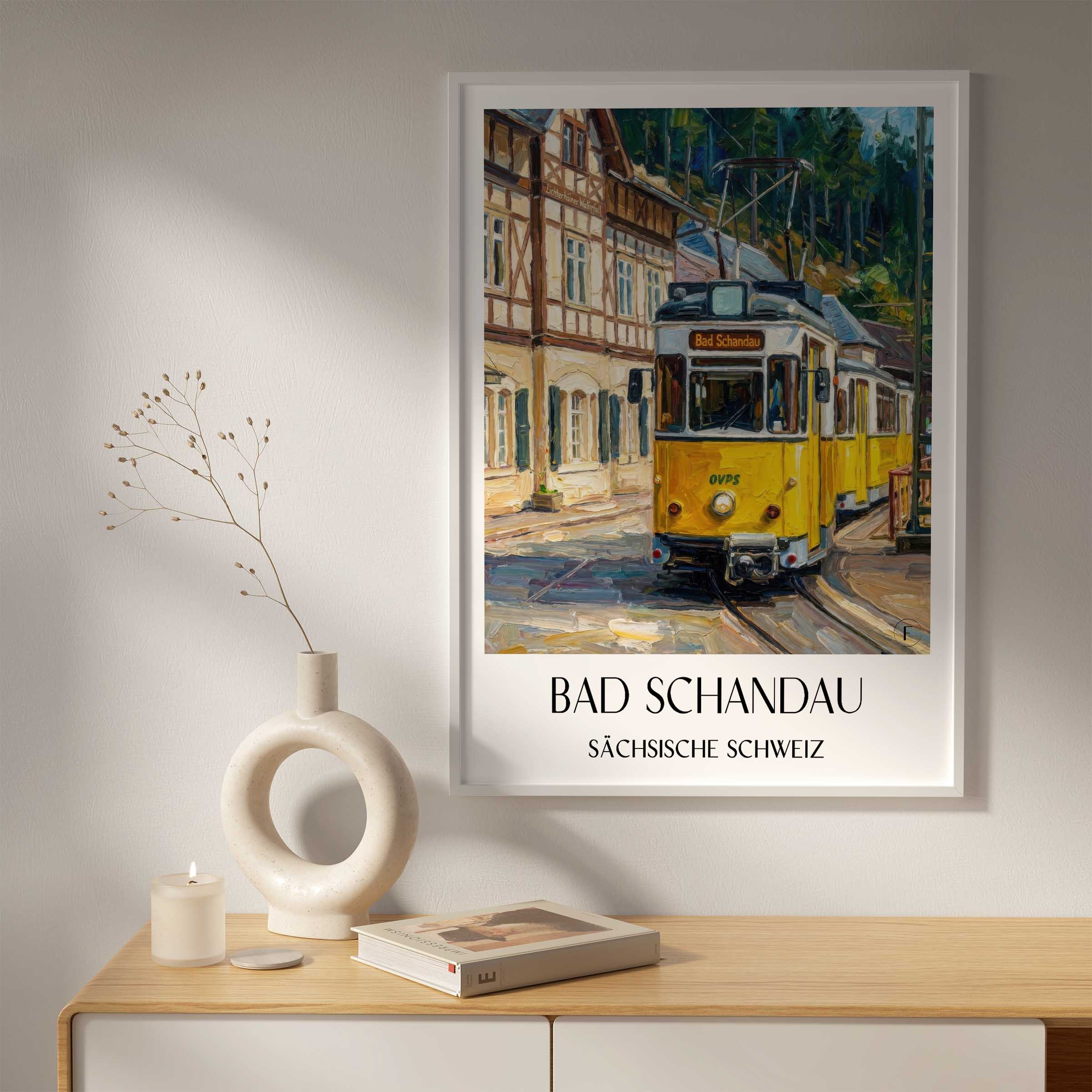 bad-schandau-sächsische-schweiz-deutschland-poster-oil-painting-oelgemaelde