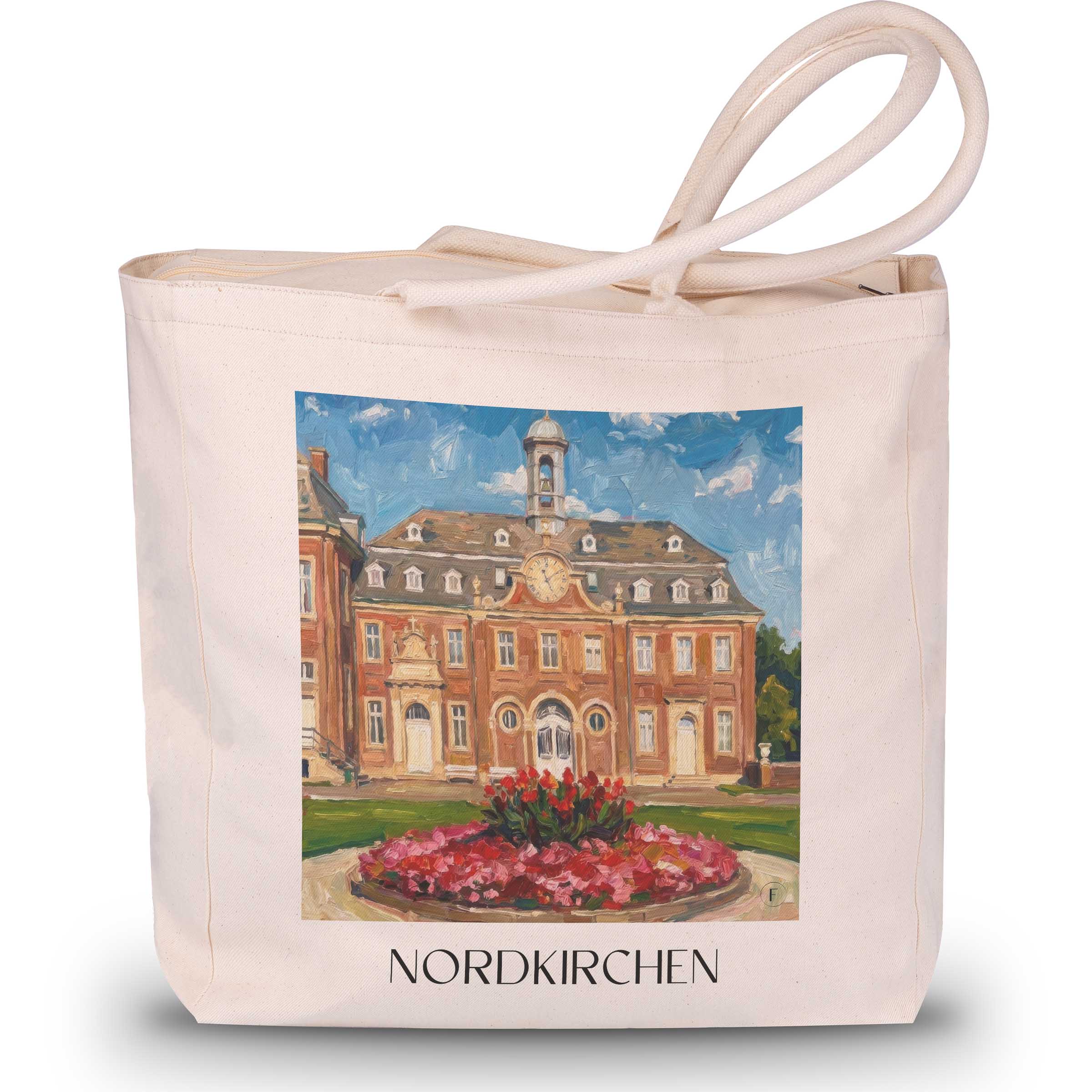 nordkirchen-münsterland-deutschland-einkaufstasche-oil-painting-oelgemaelde