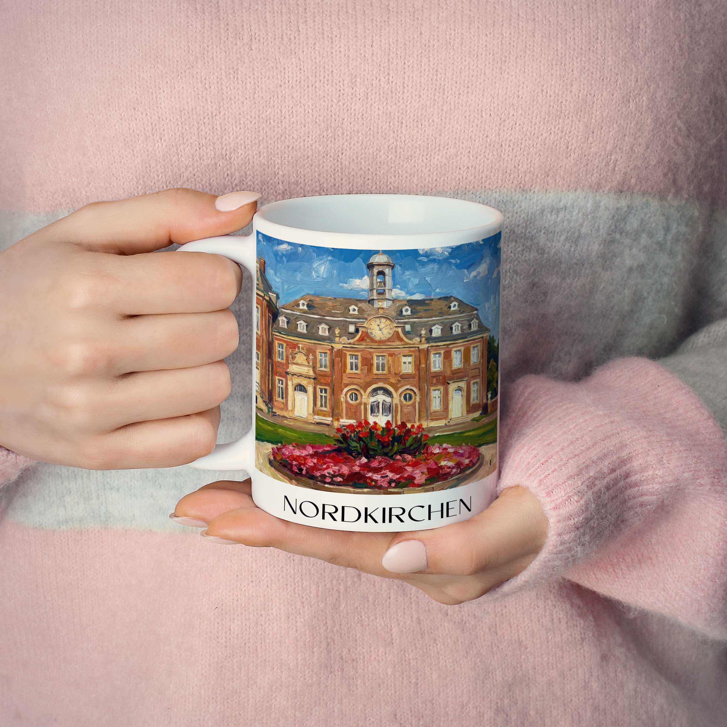 nordkirchen-münsterland-deutschland-kaffeebecher-oil-painting-oelgemaelde