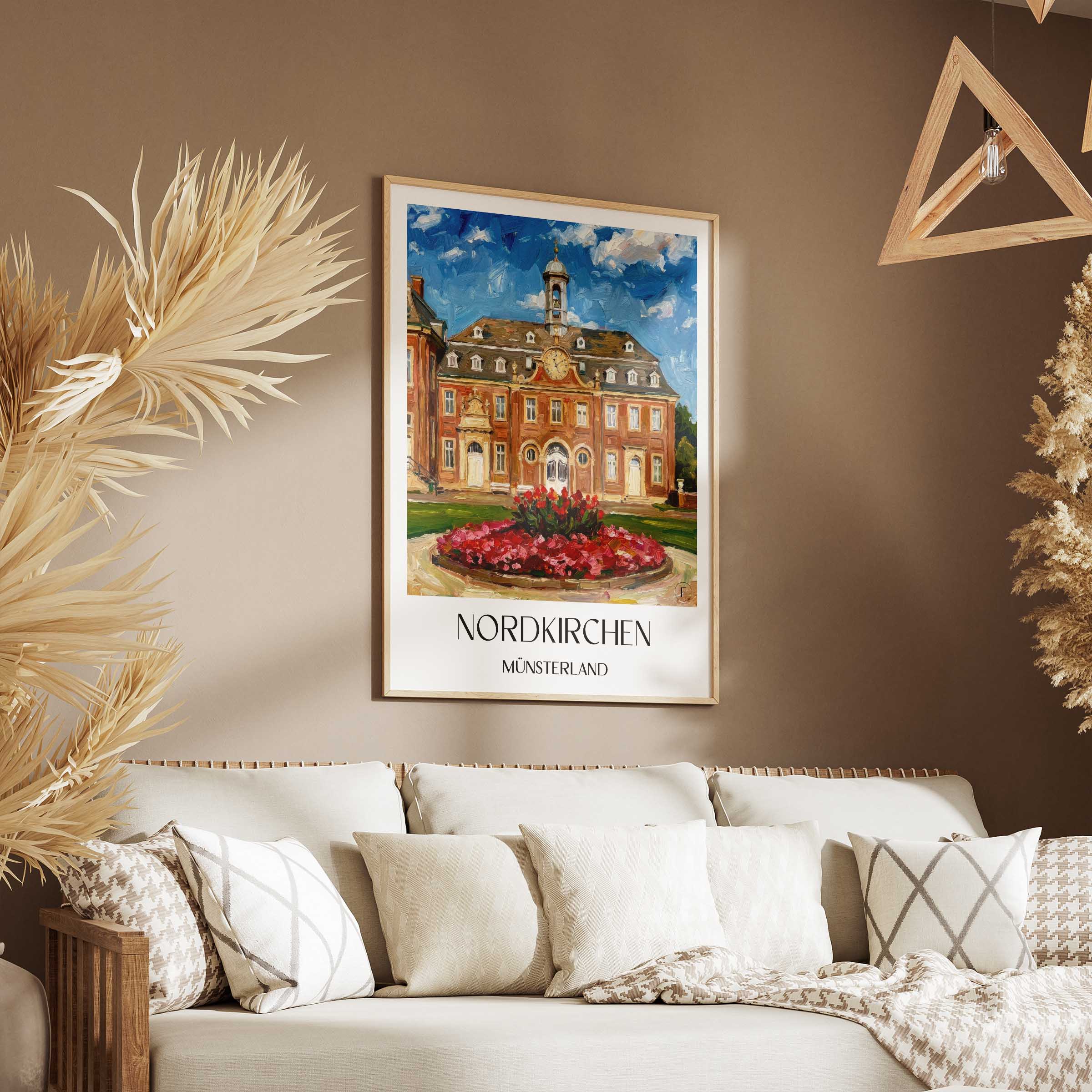 nordkirchen-münsterland-deutschland-poster-oil-painting-oelgemaelde