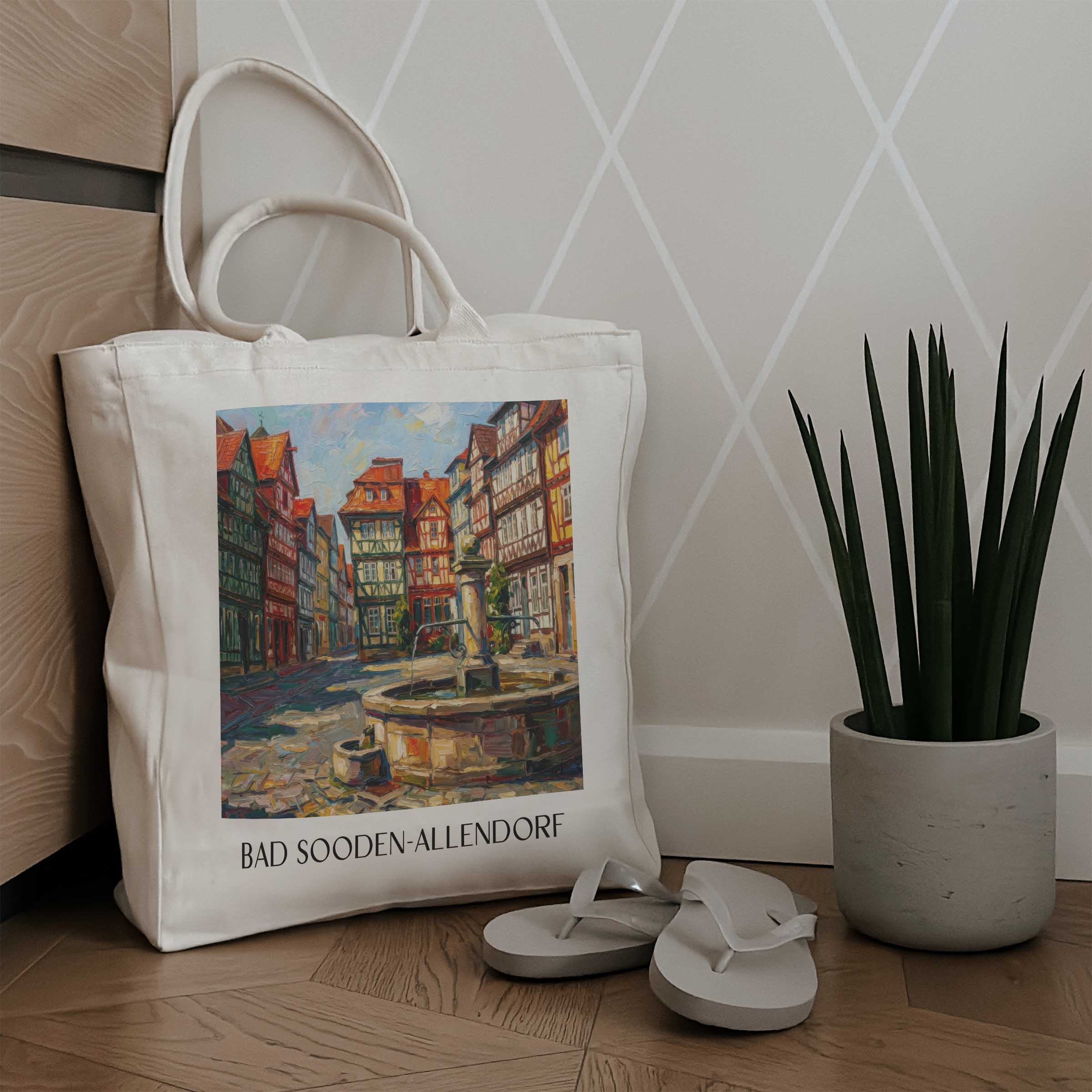 bad-sooden-allendorf-hessen-deutschland-einkaufstasche-oil-painting-oelgemaelde