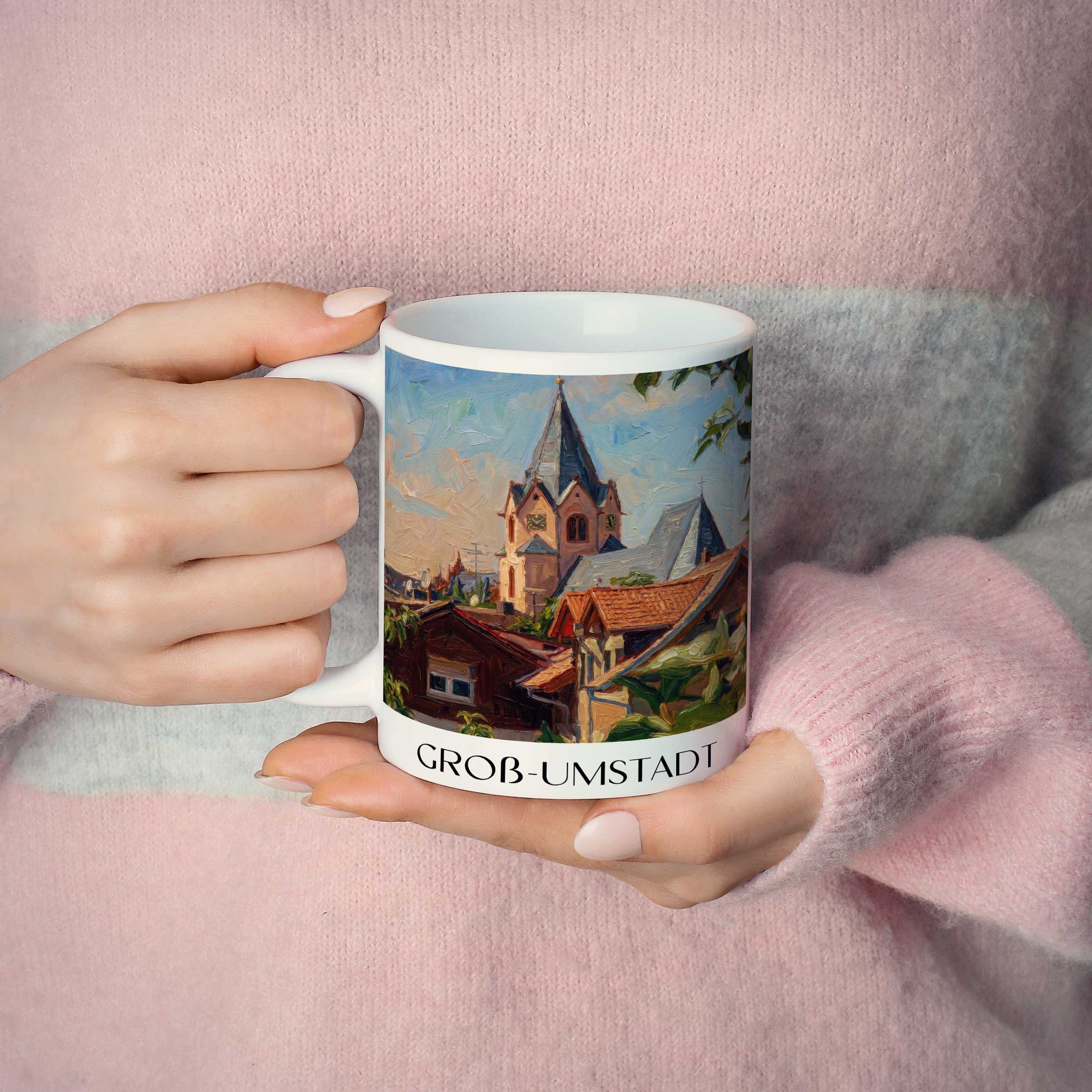 groß-umstadt-odenwald-deutschland-kaffeebecher-oil-painting-oelgemaelde
