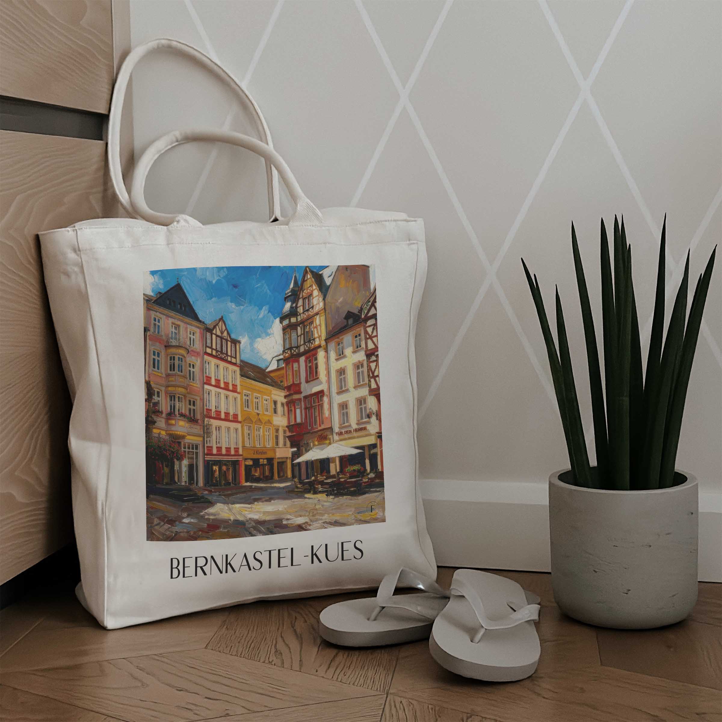 bernkastel-kues-rheinland-pfalz-deutschland-einkaufstasche-oil-painting-oelgemaelde