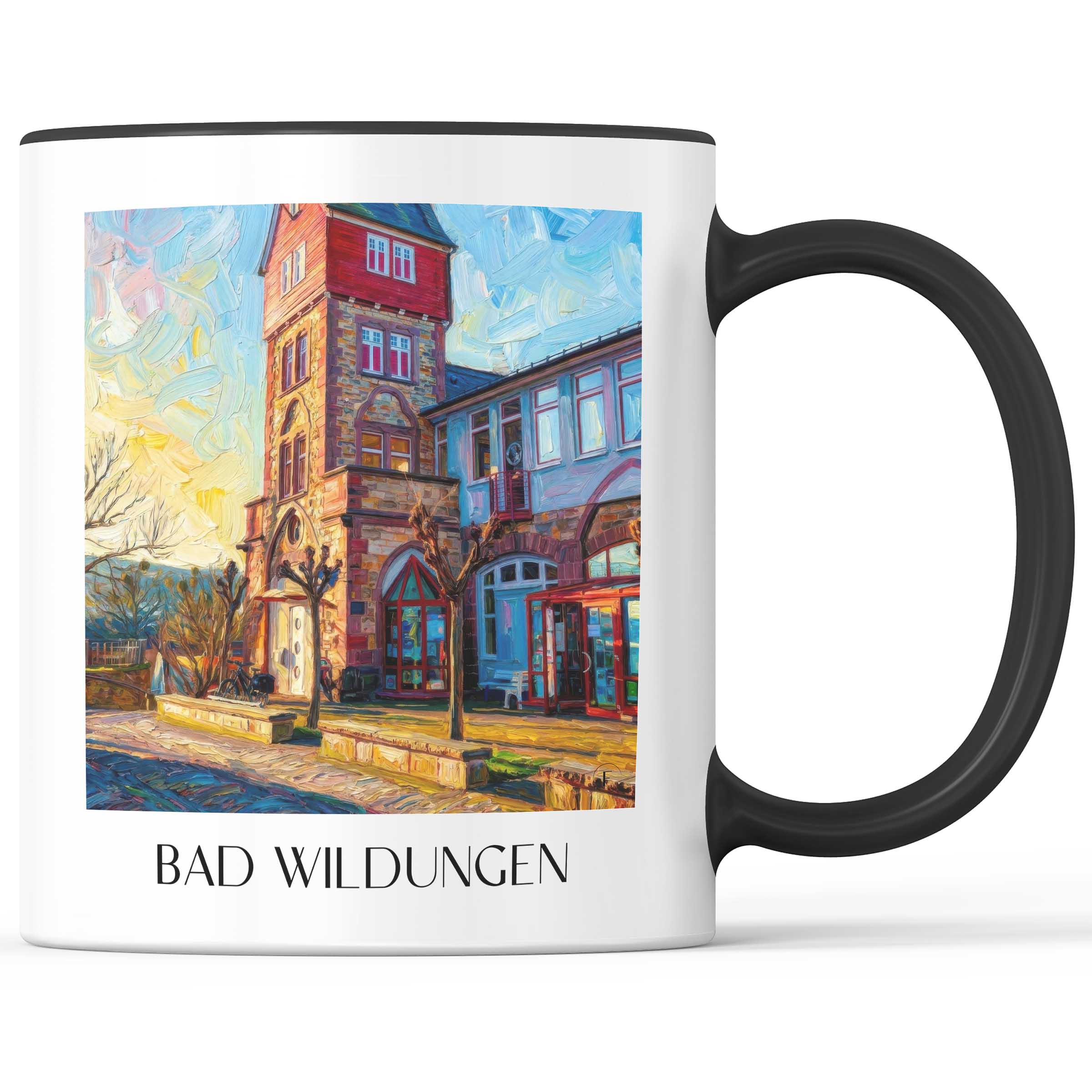 bad-wildungen-hessen-deutschland-kaffeebecher-oil-painting-oelgemaelde