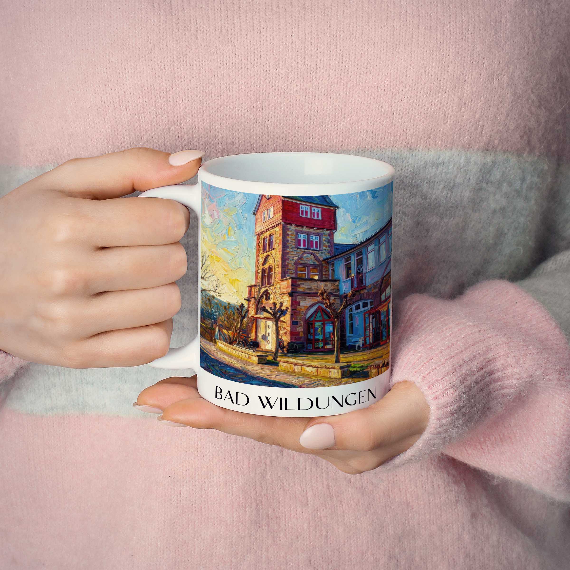 bad-wildungen-hessen-deutschland-kaffeebecher-oil-painting-oelgemaelde