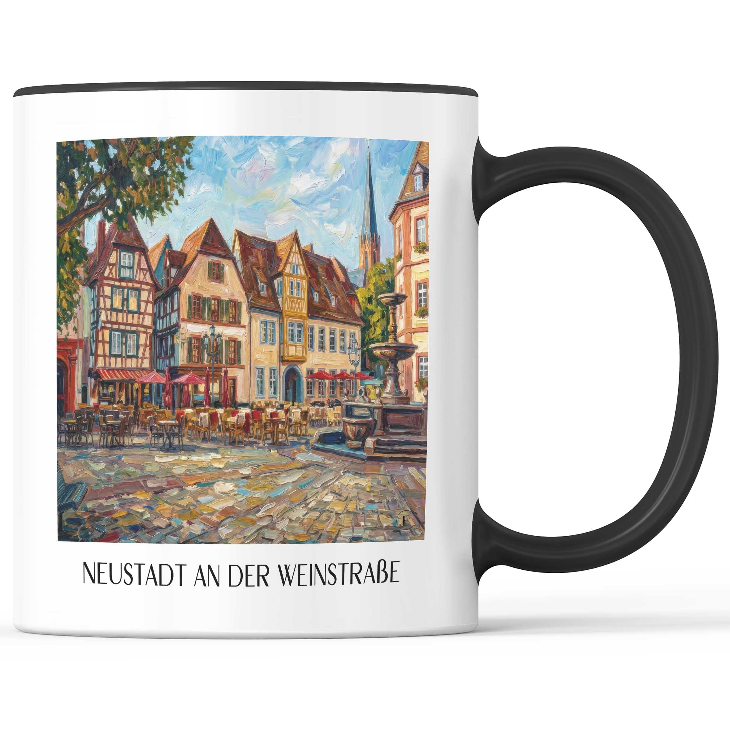 neustadt-an-der-weinstraße-rheinland-pfalz-deutschland-kaffeebecher-oil-painting-oelgemaelde