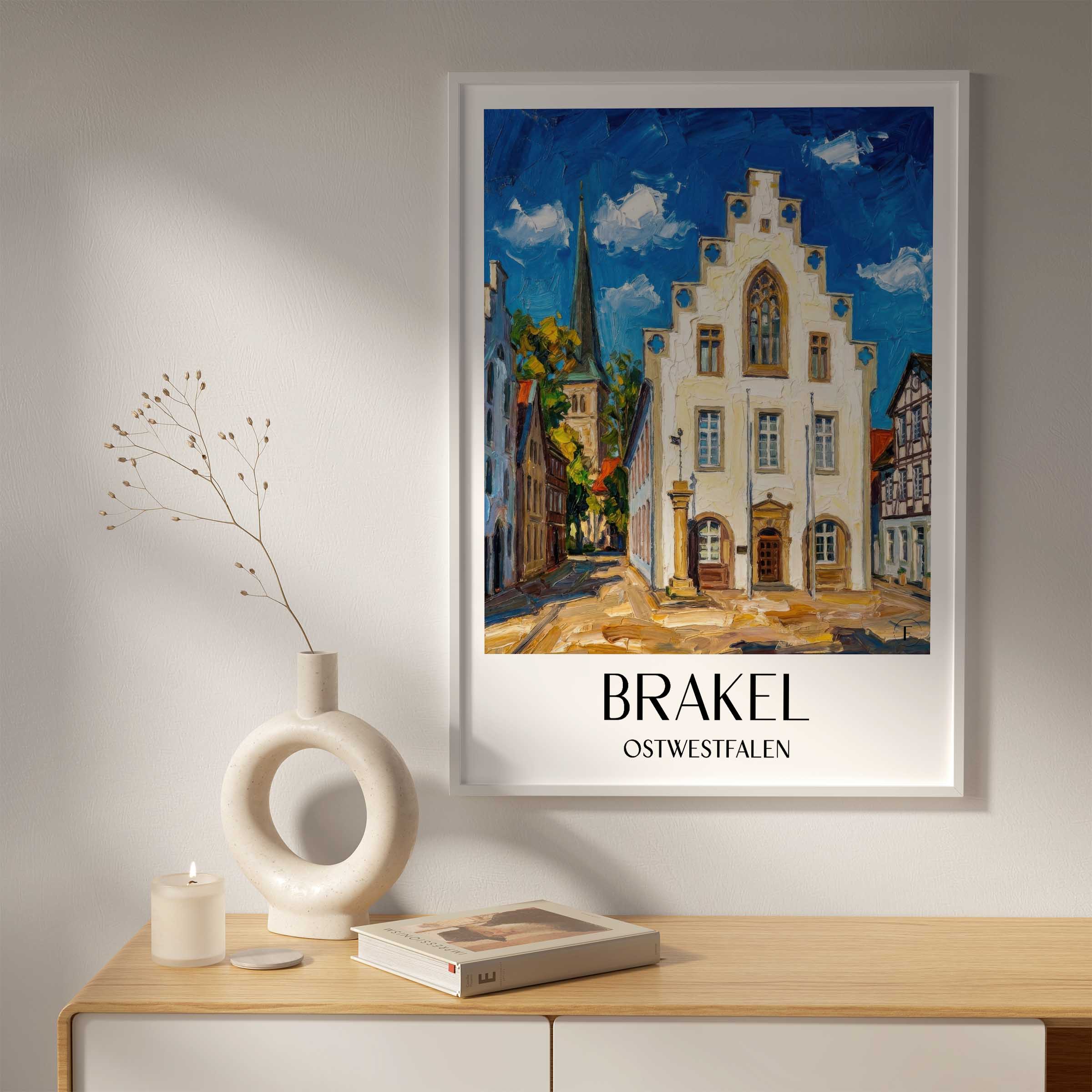 brakel-ostwestfalen-deutschland-poster-oil-painting-oelgemaelde