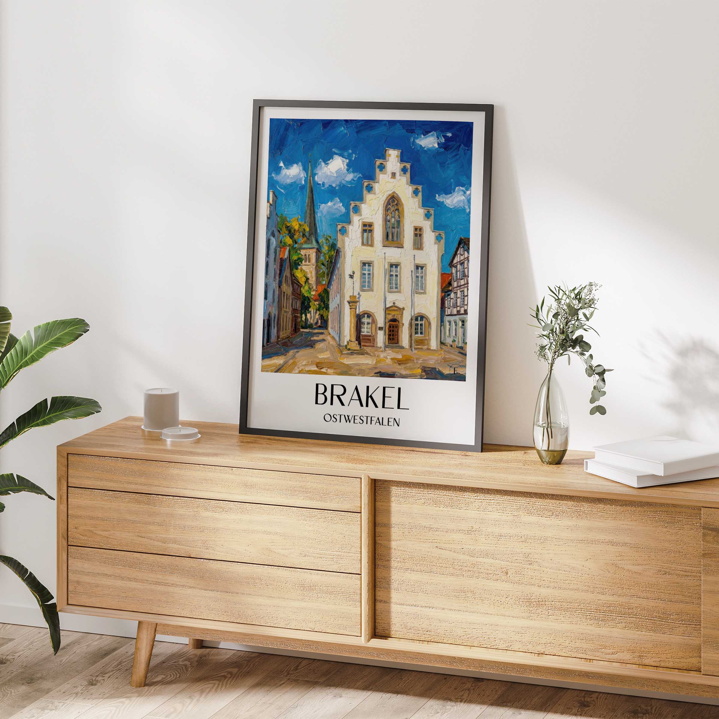 brakel-ostwestfalen-deutschland-poster-oil-painting-oelgemaelde
