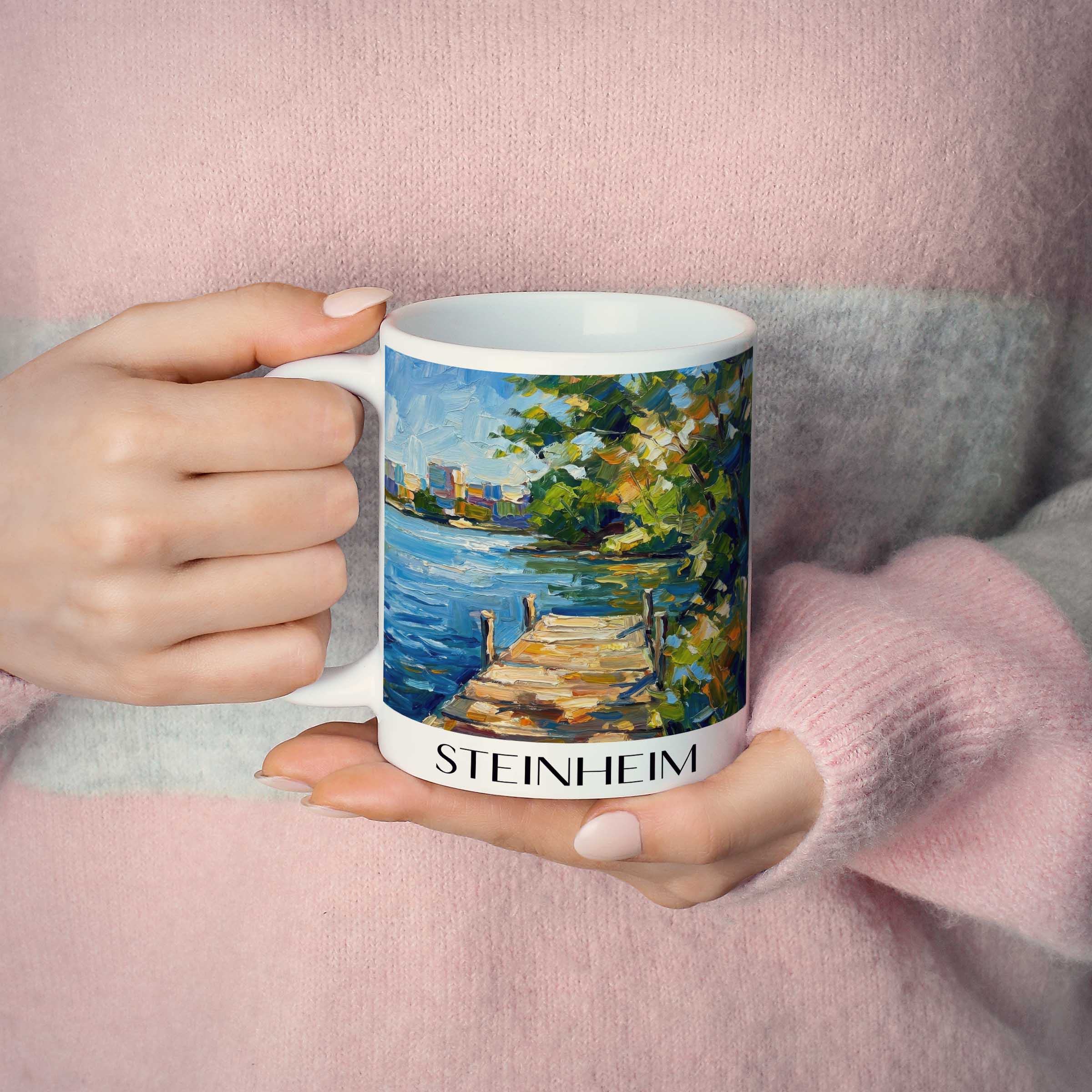 steinheim-hanau-deutschland-kaffeebecher-oil-painting-oelgemaelde