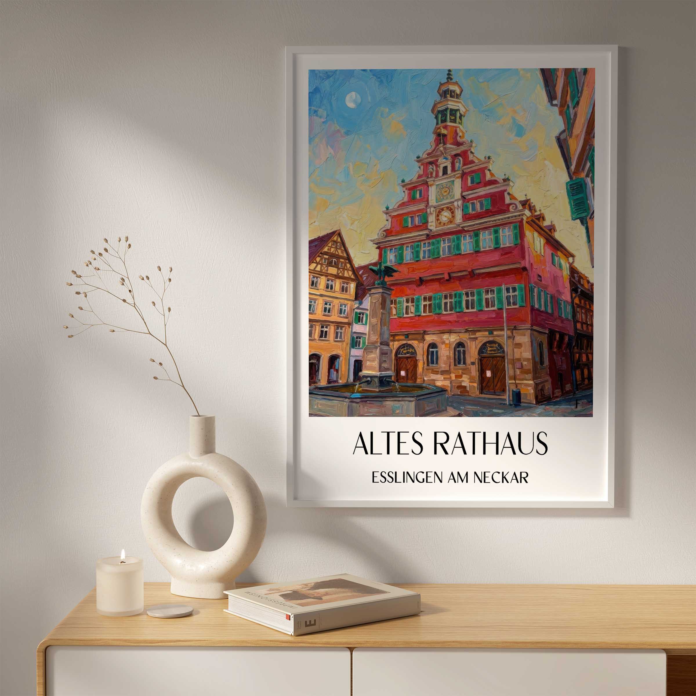 altes-rathaus-esslingen-am-neckar-deutschland-poster-oil-painting-oelgemaelde