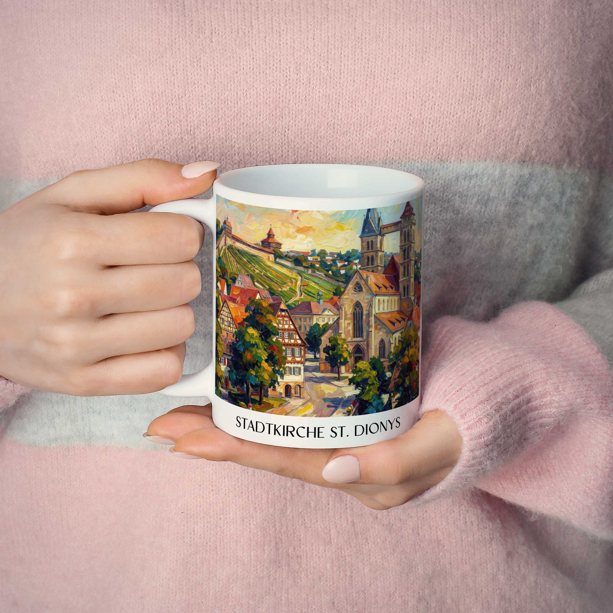 stadtkirche-st.-dionys-esslingen-am-neckar-deutschland-kaffeebecher-oil-painting-oelgemaelde