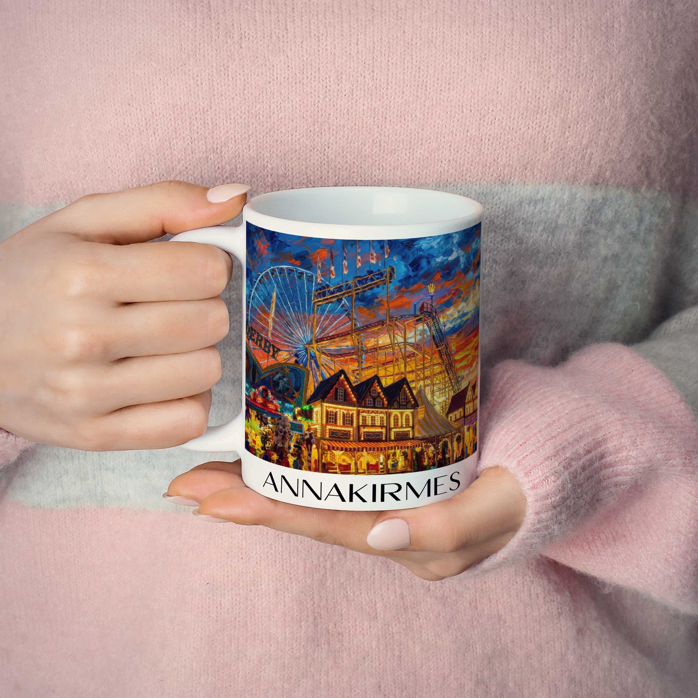 annakirmes-düren-deutschland-kaffeebecher-oil-painting-oelgemaelde