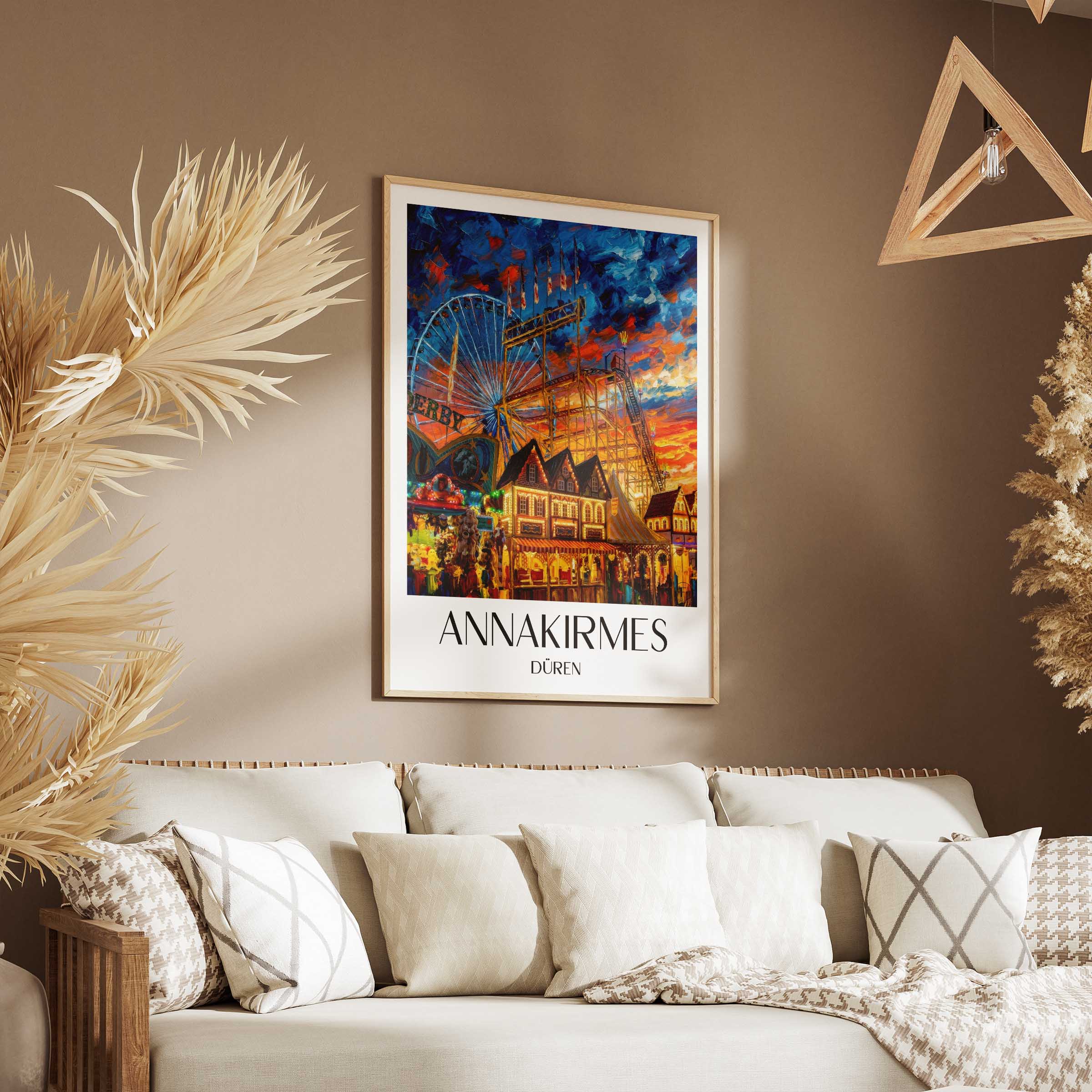 annakirmes-düren-deutschland-poster-oil-painting-oelgemaelde