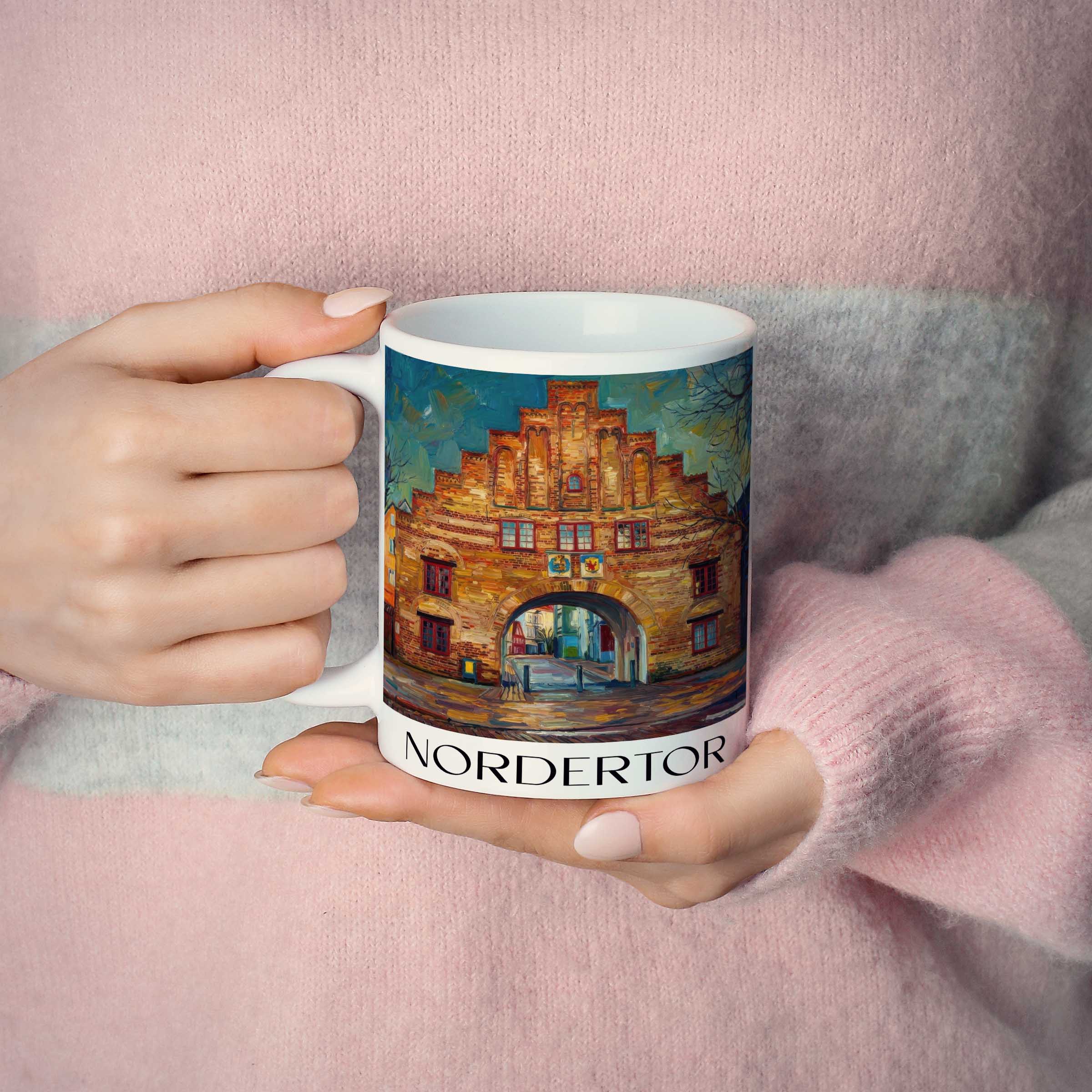 nordertor-flensburg-deutschland-kaffeebecher-oil-painting-oelgemaelde