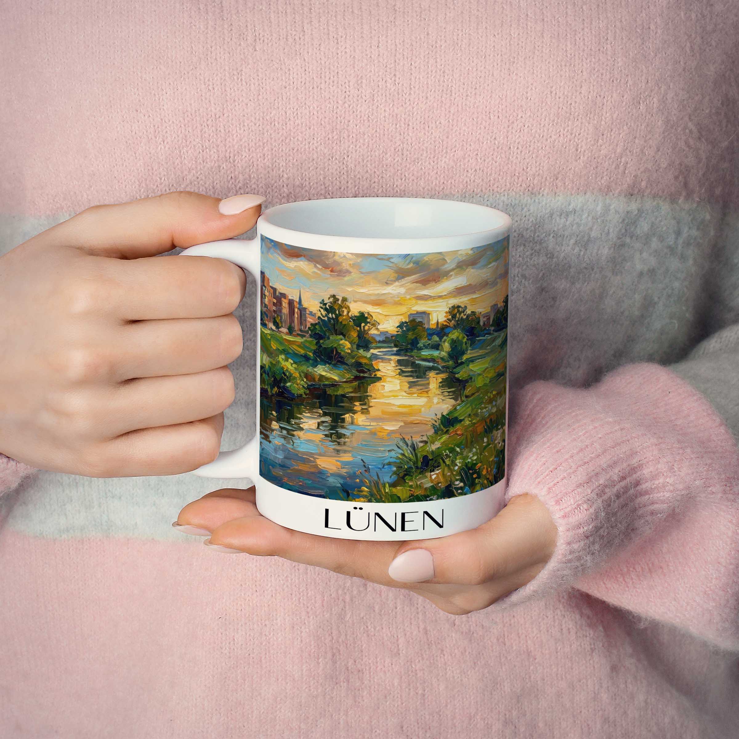 lünen-ruhrgebiet-deutschland-kaffeebecher-oil-painting-oelgemaelde