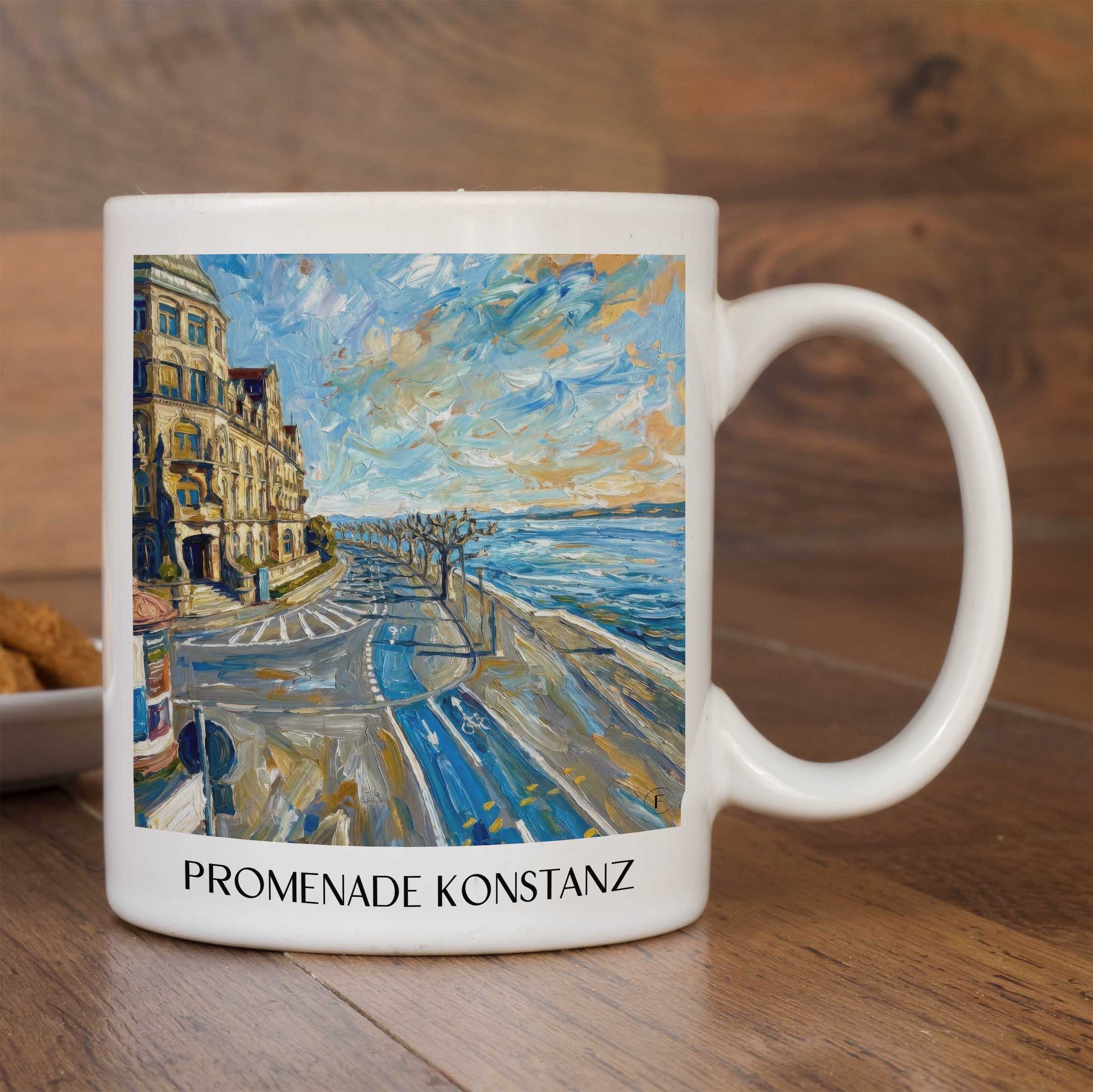 promenade-konstanz-bodensee-deutschland-kaffeebecher-oil-painting-oelgemaelde