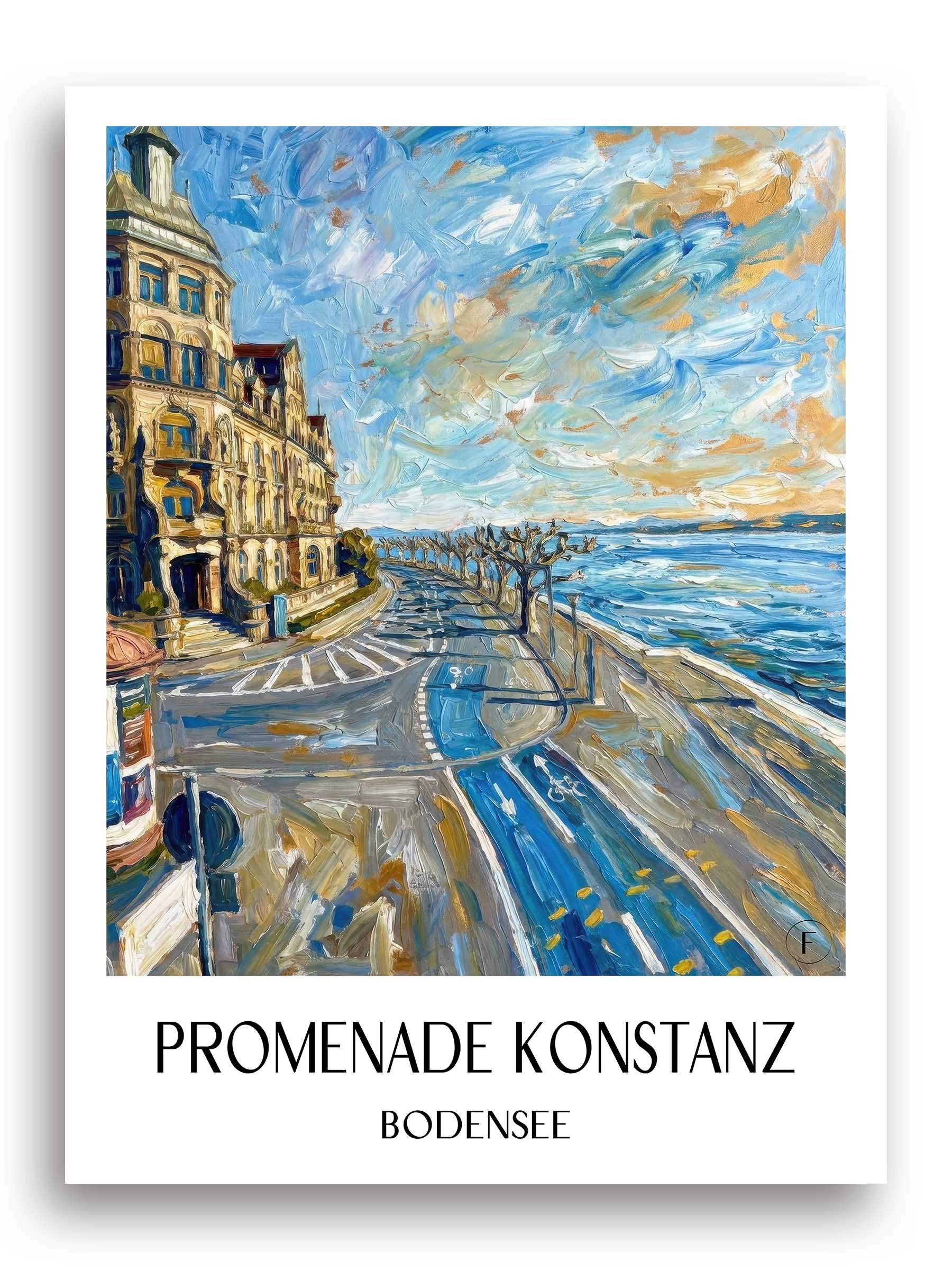 promenade-konstanz-bodensee-deutschland-poster-oil-painting-oelgemaelde