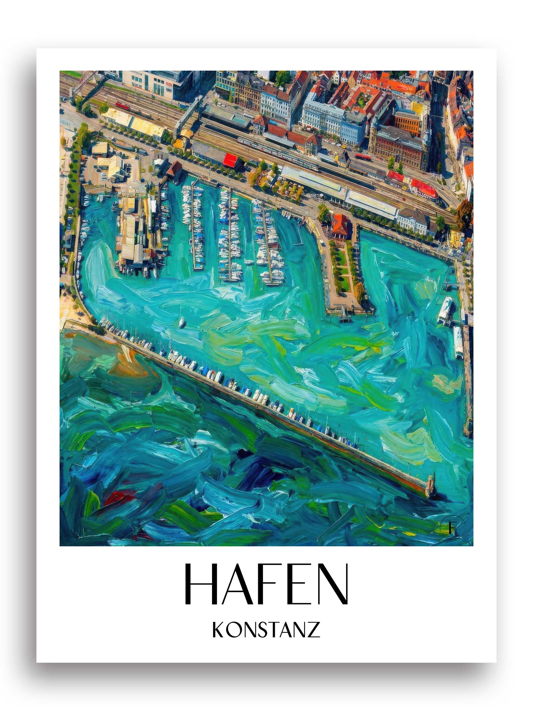hafen-konstanz-deutschland-poster-oil-painting-oelgemaelde