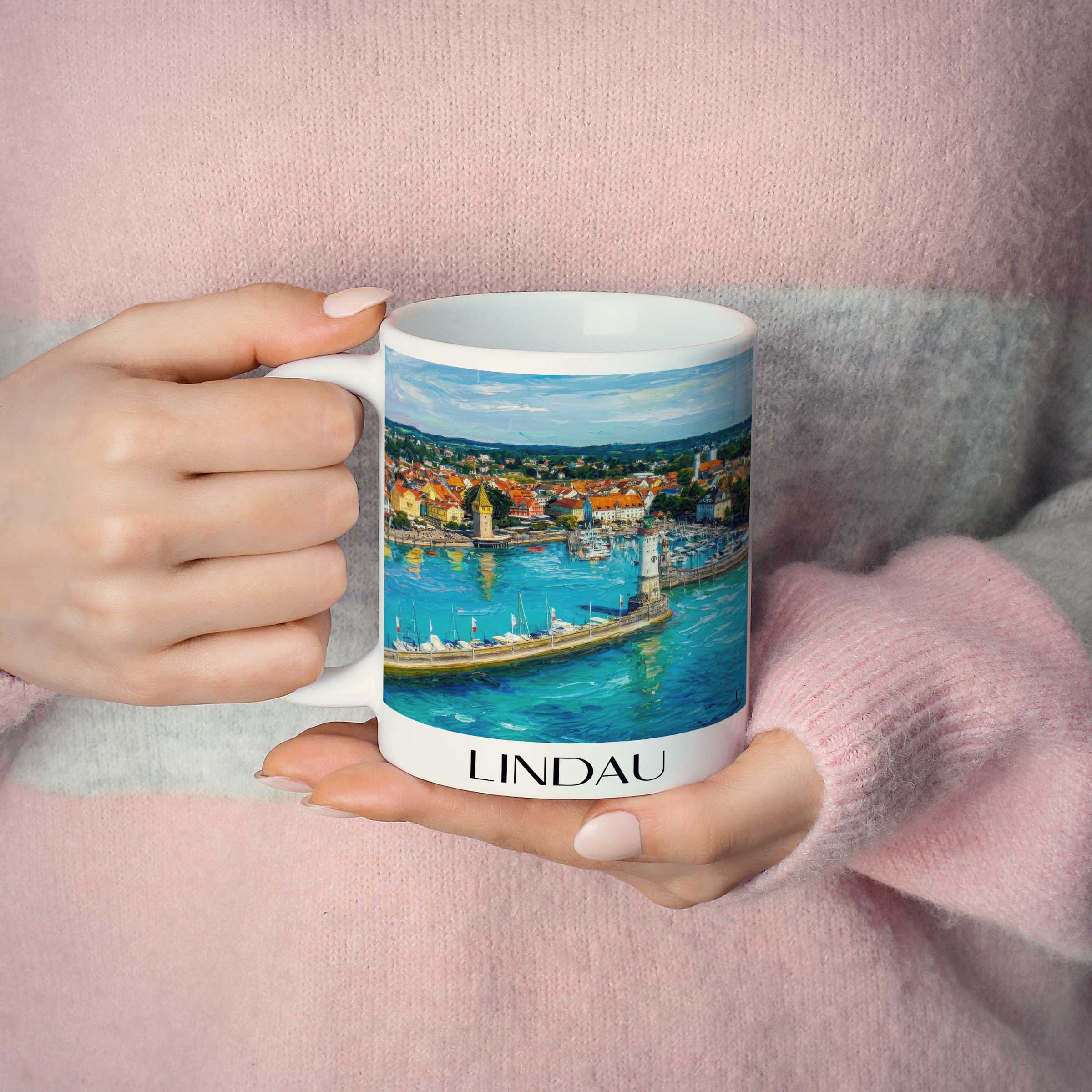 lindau-bodensee-deutschland-kaffeebecher-oil-painting-oelgemaelde