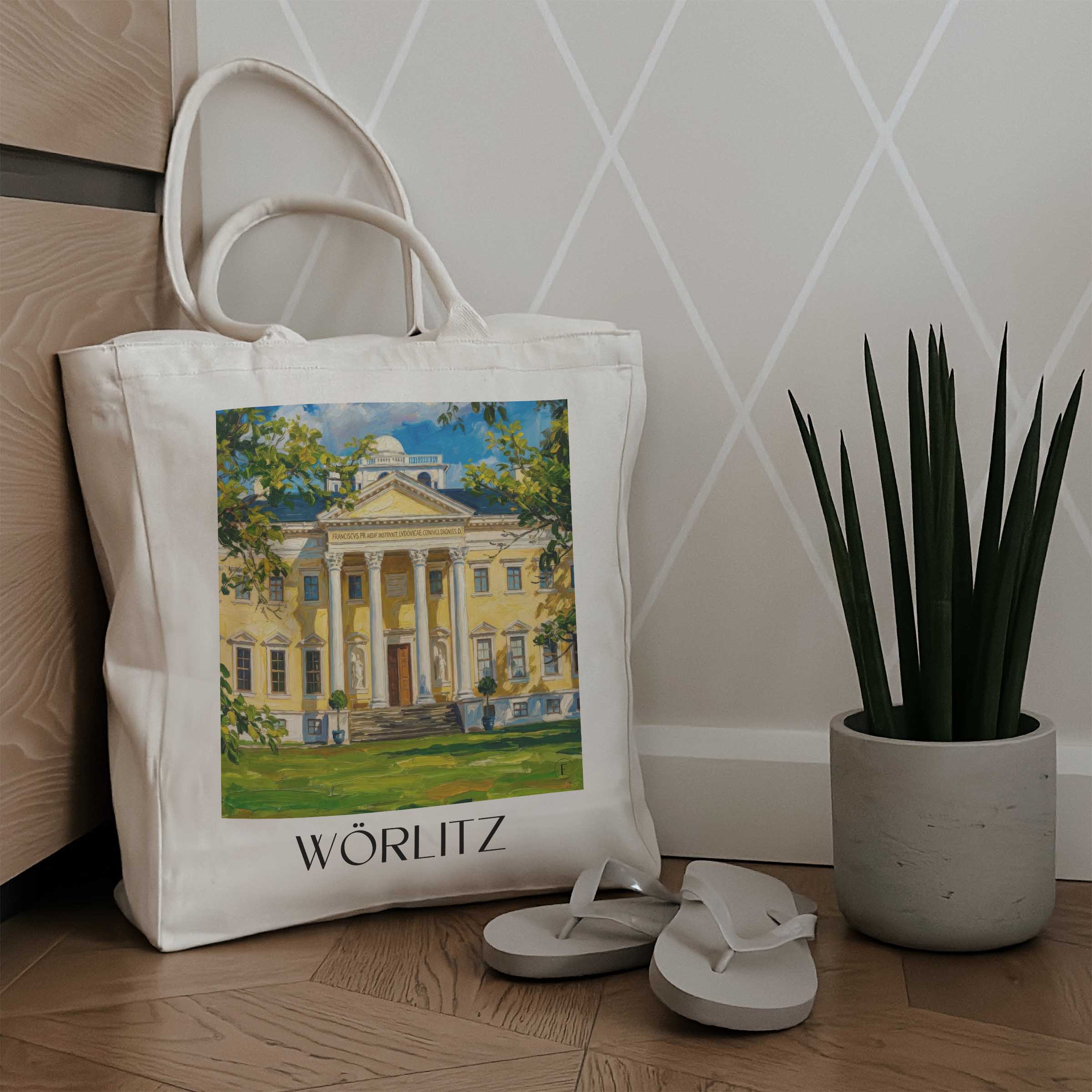 wörlitz-sachsen-anhalt-deutschland-einkaufstasche-oil-painting-oelgemaelde