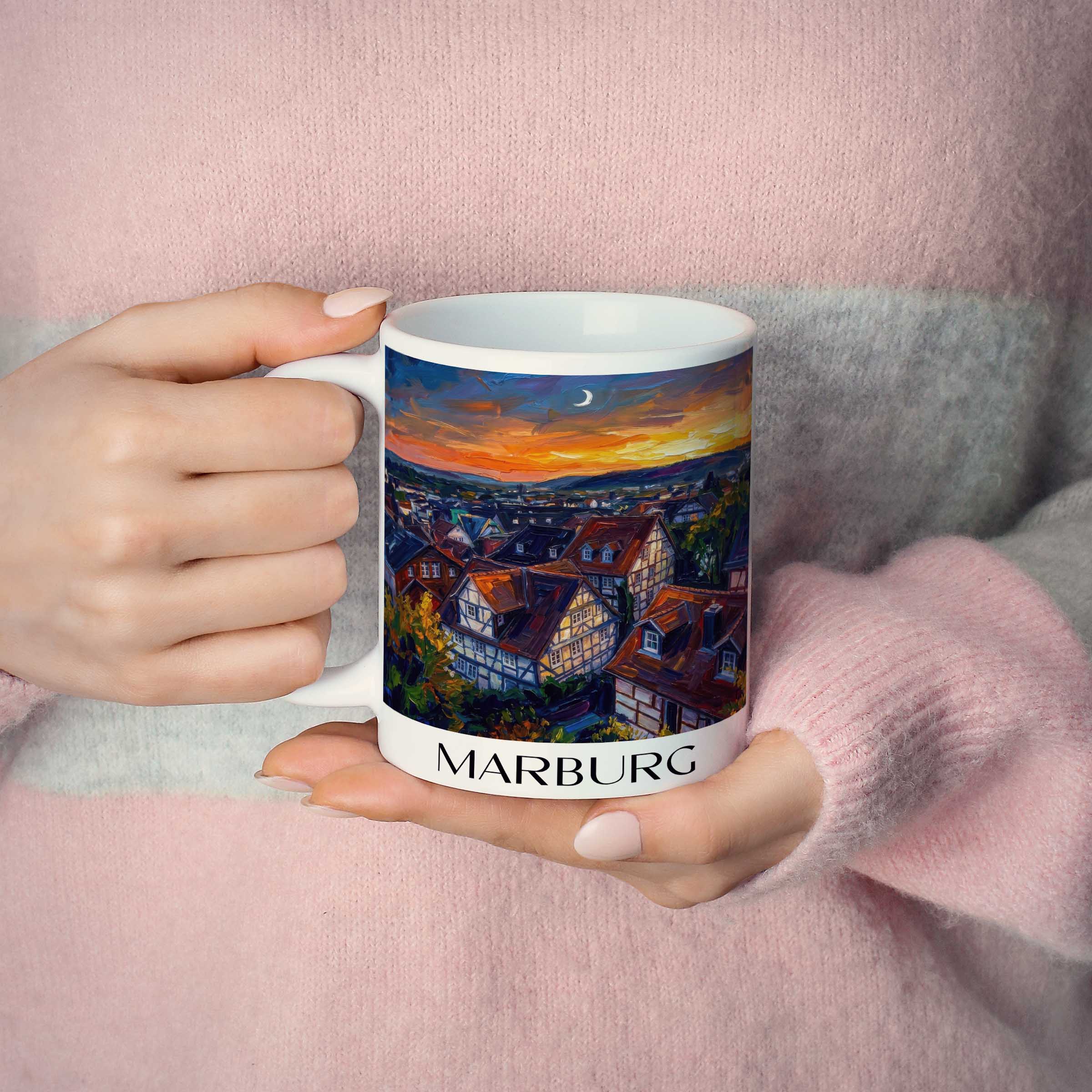 marburg-hessen-deutschland-kaffeebecher-oil-painting-oelgemaelde