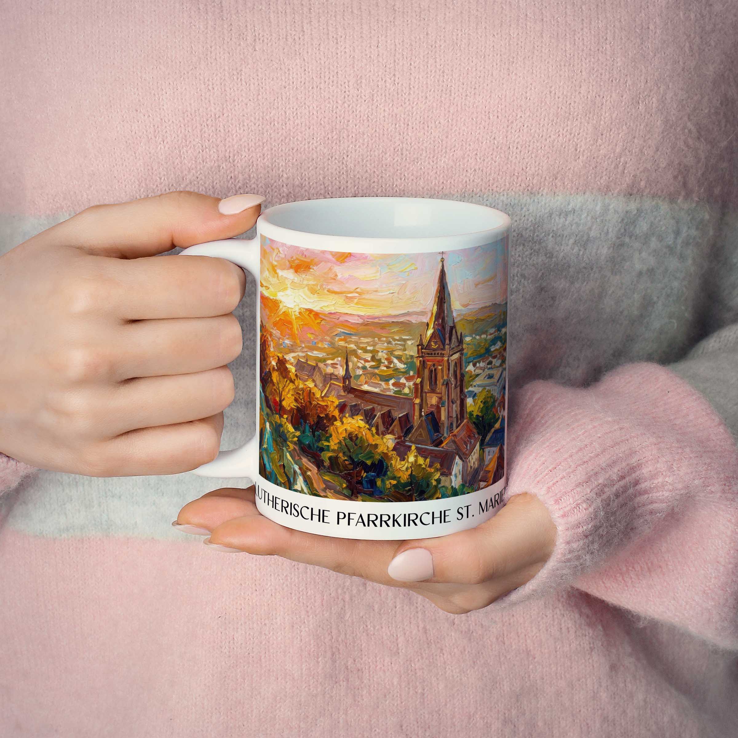 lutherische-pfarrkirche-st.-marien-marburg-deutschland-kaffeebecher-oil-painting-oelgemaelde