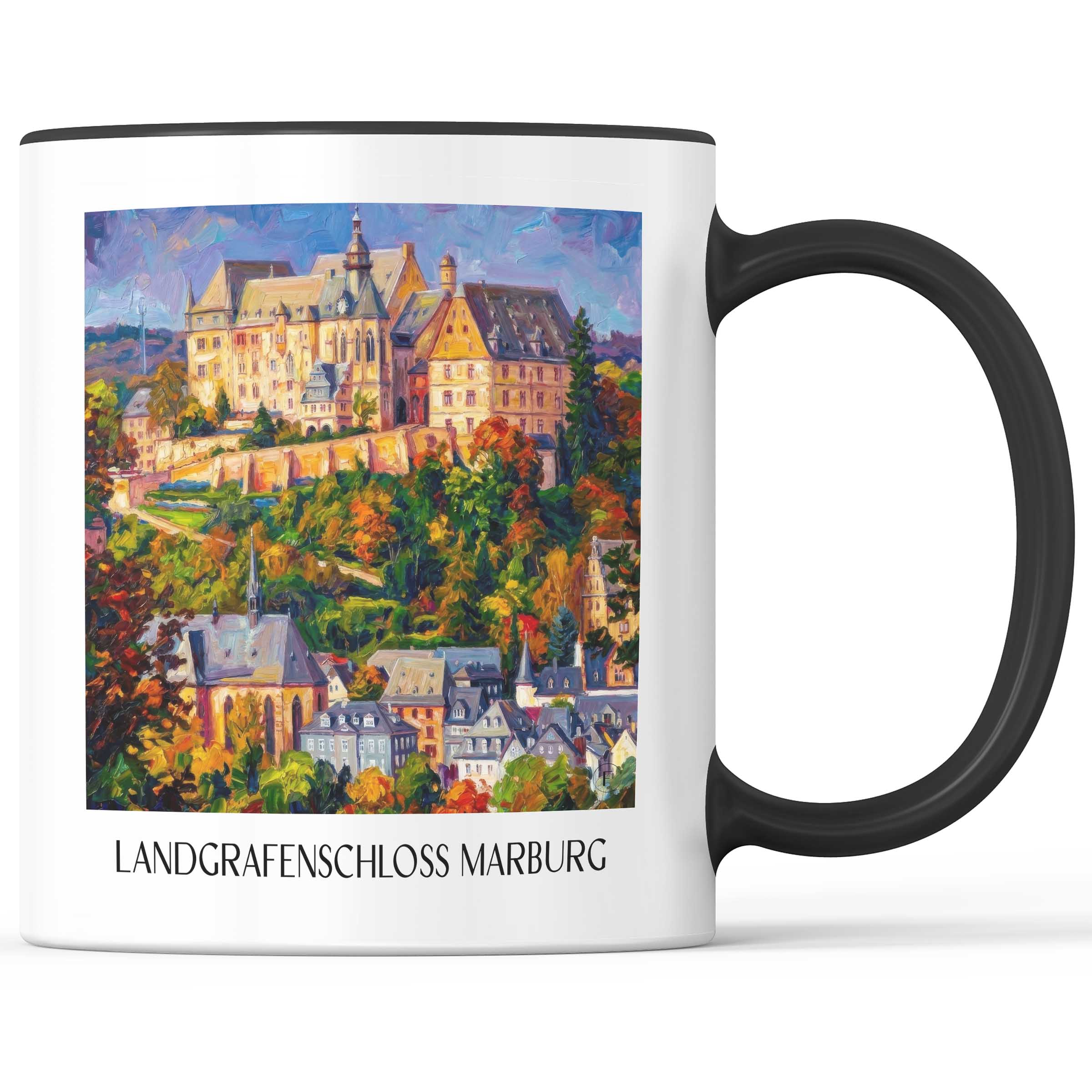 landgrafenschloss-marburg-hessen-deutschland-kaffeebecher-oil-painting-oelgemaelde