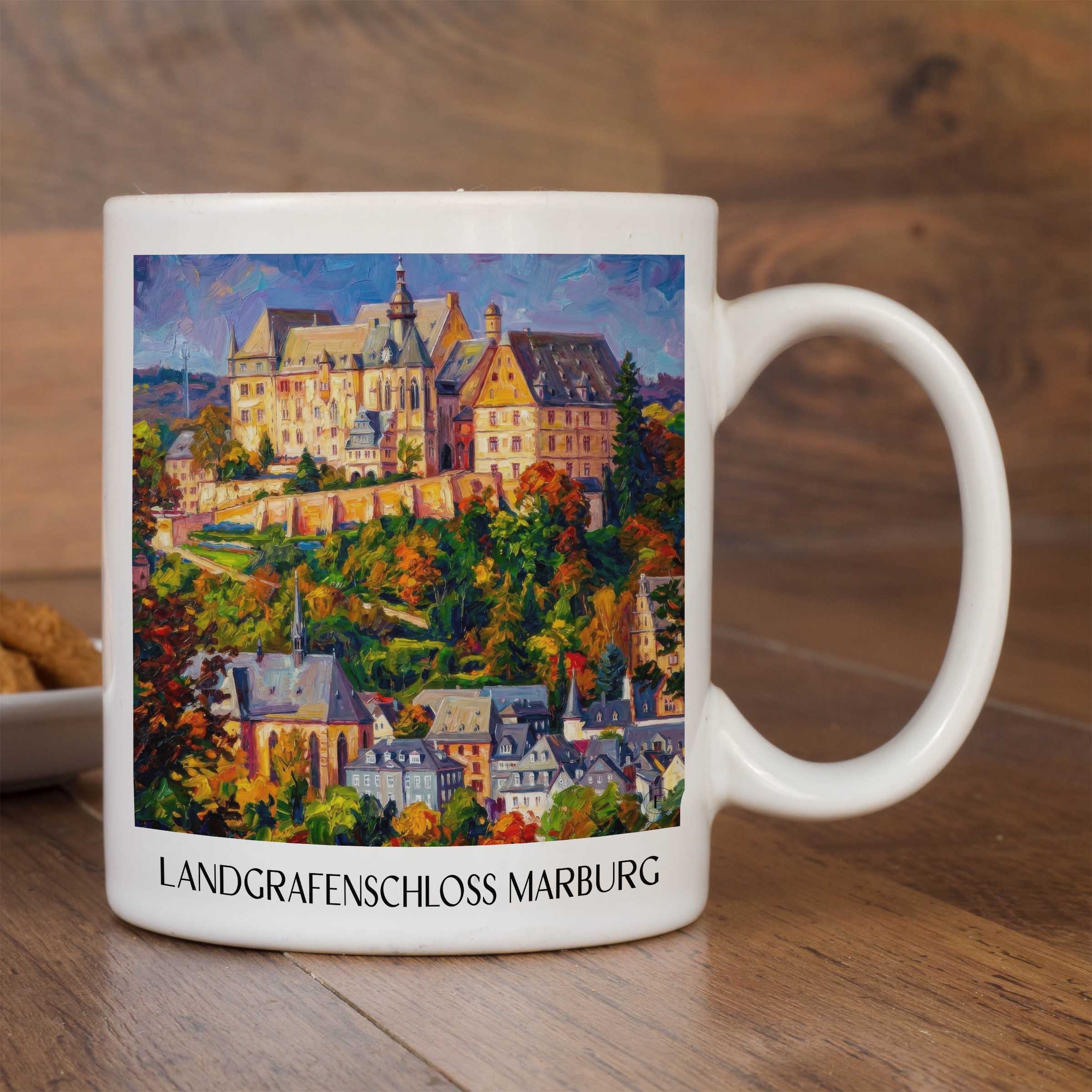 landgrafenschloss-marburg-hessen-deutschland-kaffeebecher-oil-painting-oelgemaelde