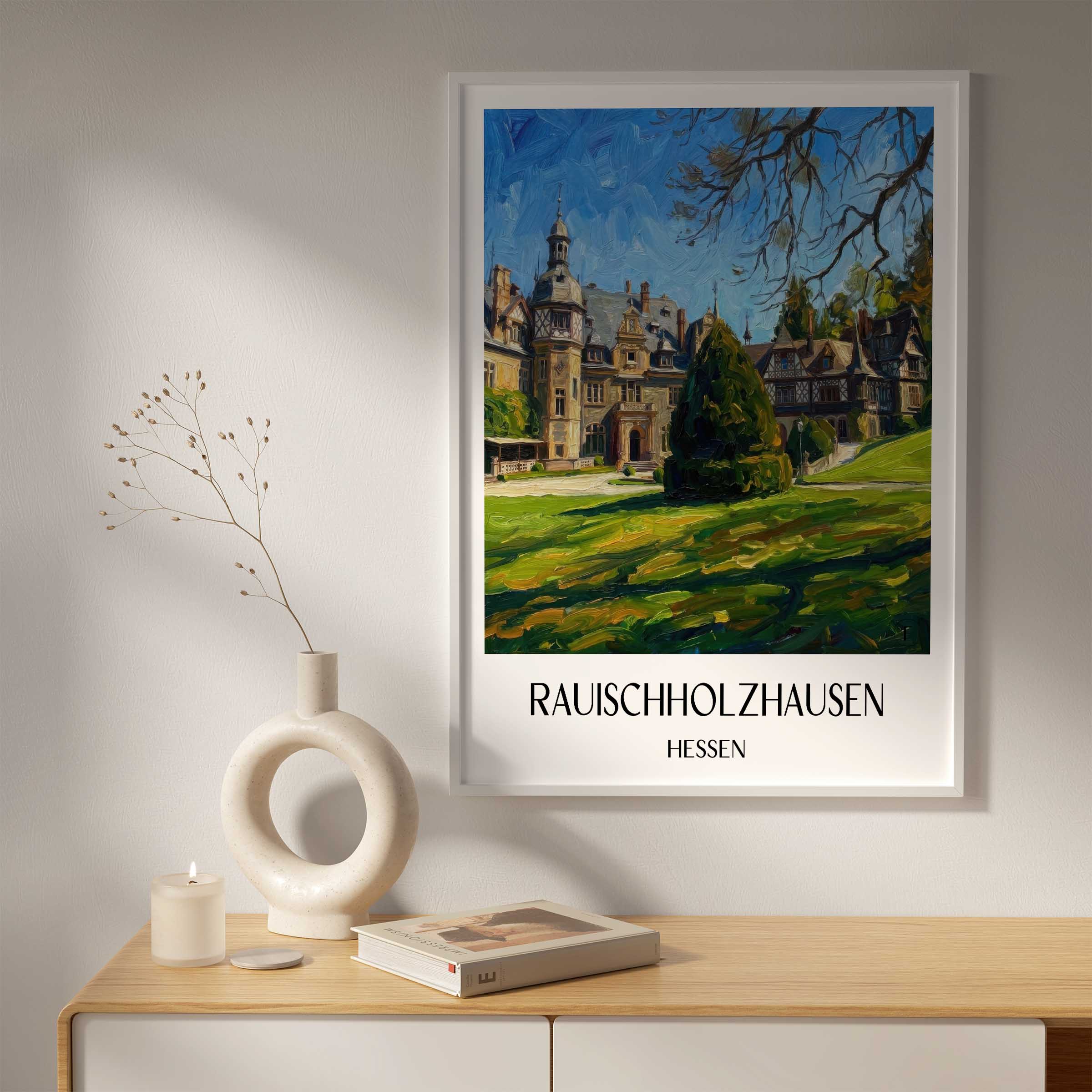 rauischholzhausen-hessen-deutschland-poster-oil-painting-oelgemaelde
