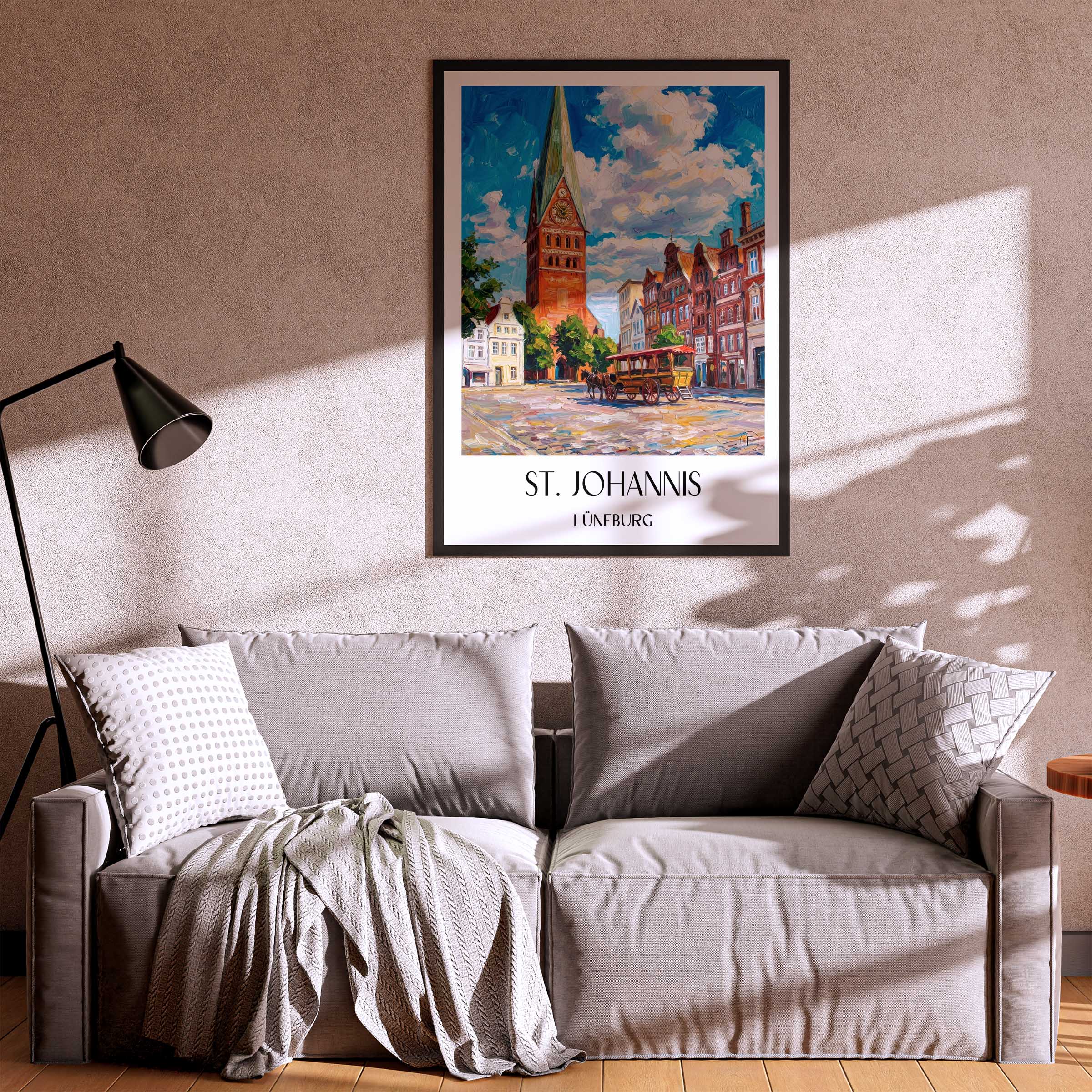 st.-johannis-lüneburg-deutschland-poster-oil-painting-oelgemaelde