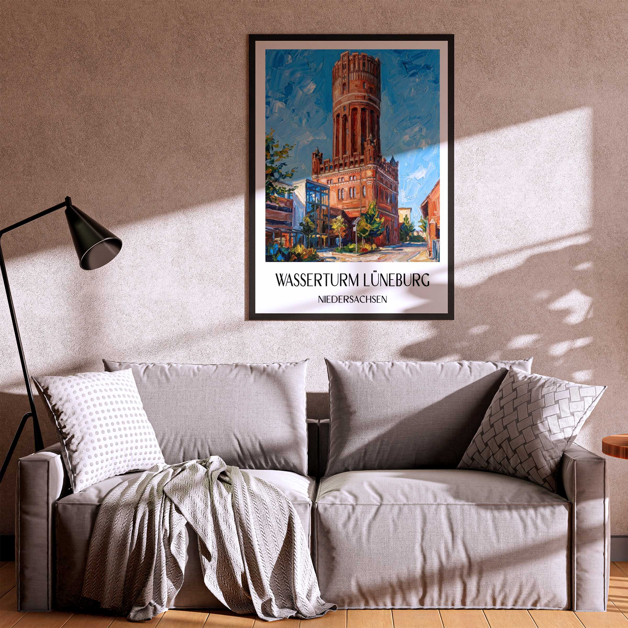 wasserturm-lüneburg-niedersachsen-deutschland-poster-oil-painting-oelgemaelde
