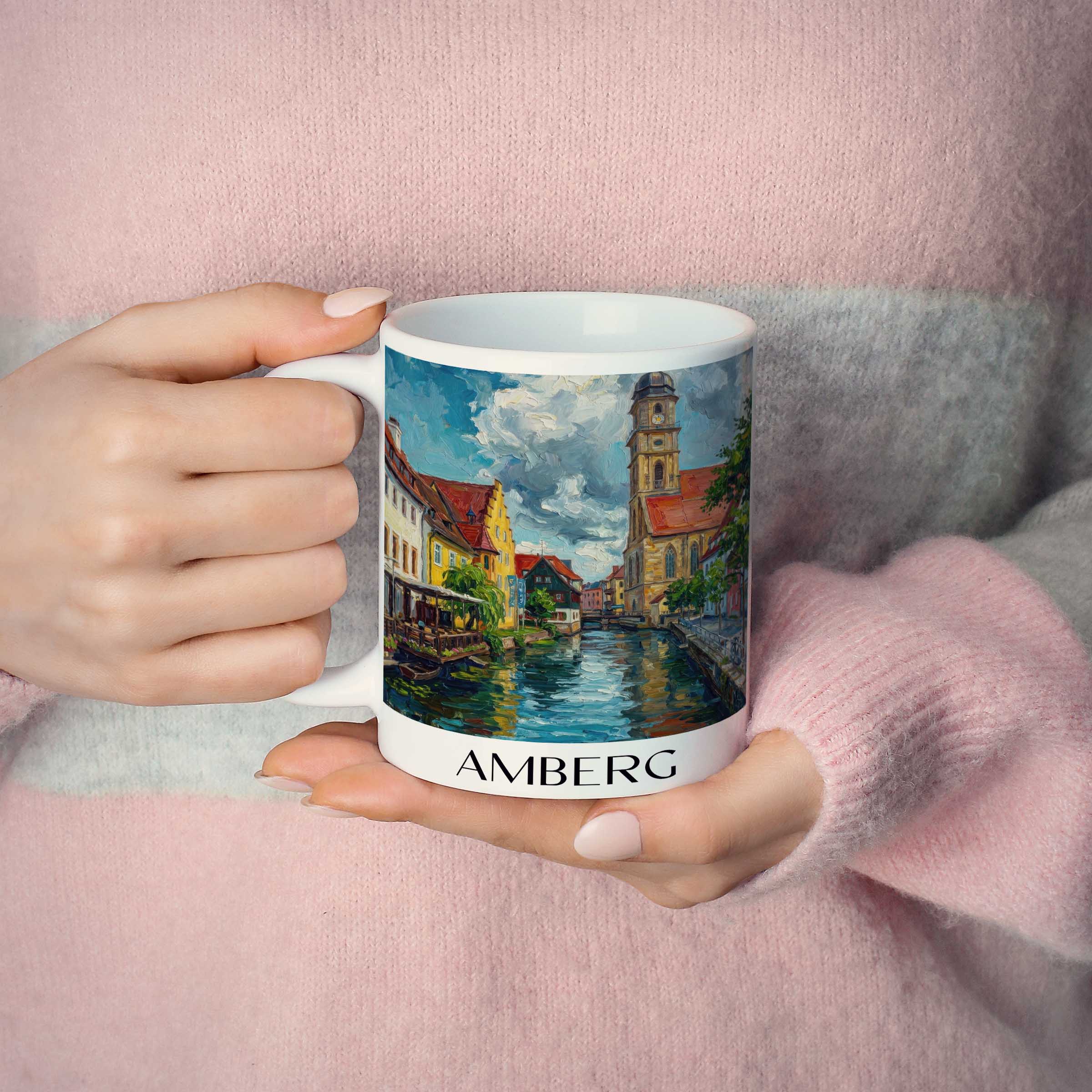 amberg-oberpfalz-deutschland-kaffeebecher-oil-painting-oelgemaelde