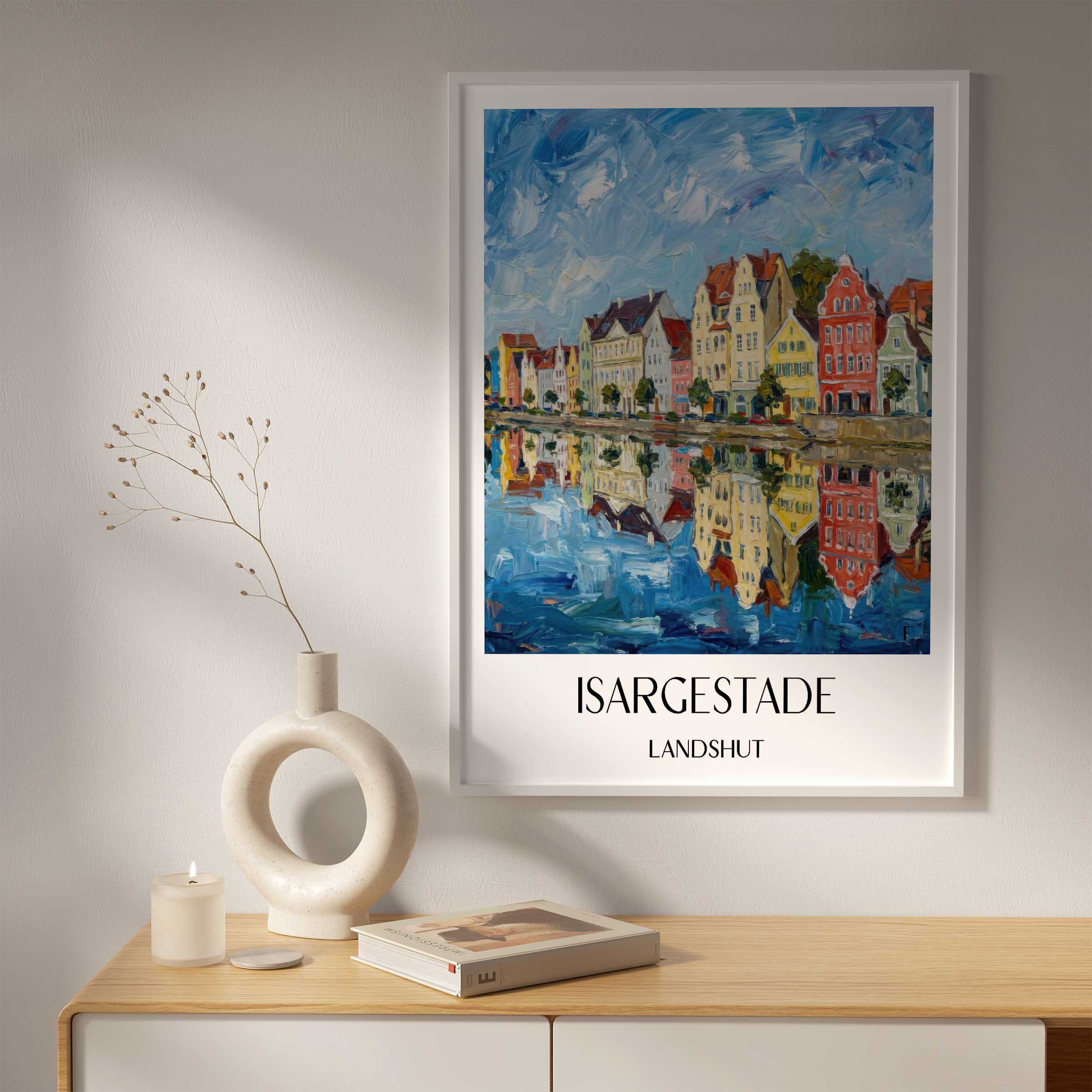 isargestade-landshut-deutschland-poster-oil-painting-oelgemaelde