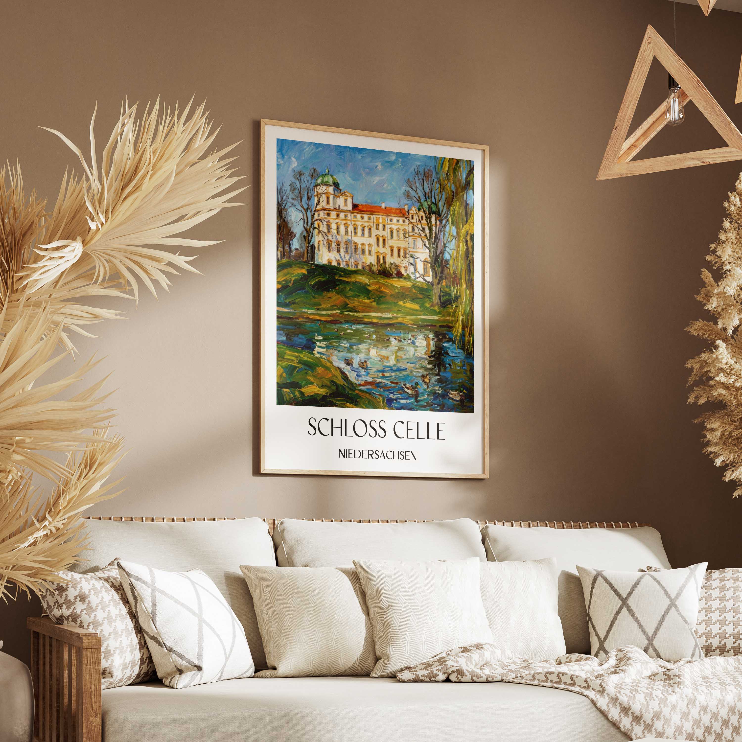 schloss-celle-niedersachsen-deutschland-poster-oil-painting-oelgemaelde