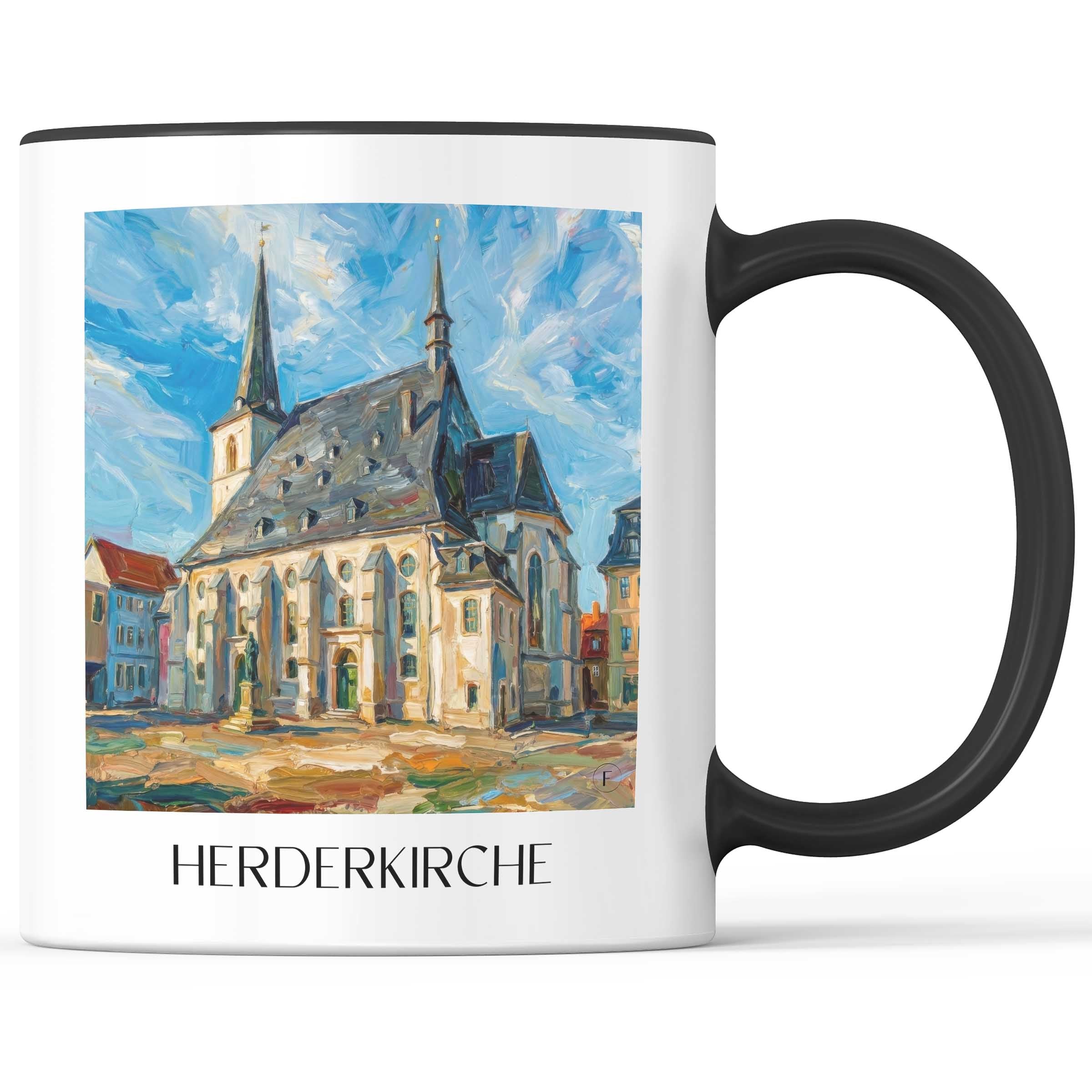 herderkirche-weimar-deutschland-kaffeebecher-oil-painting-oelgemaelde
