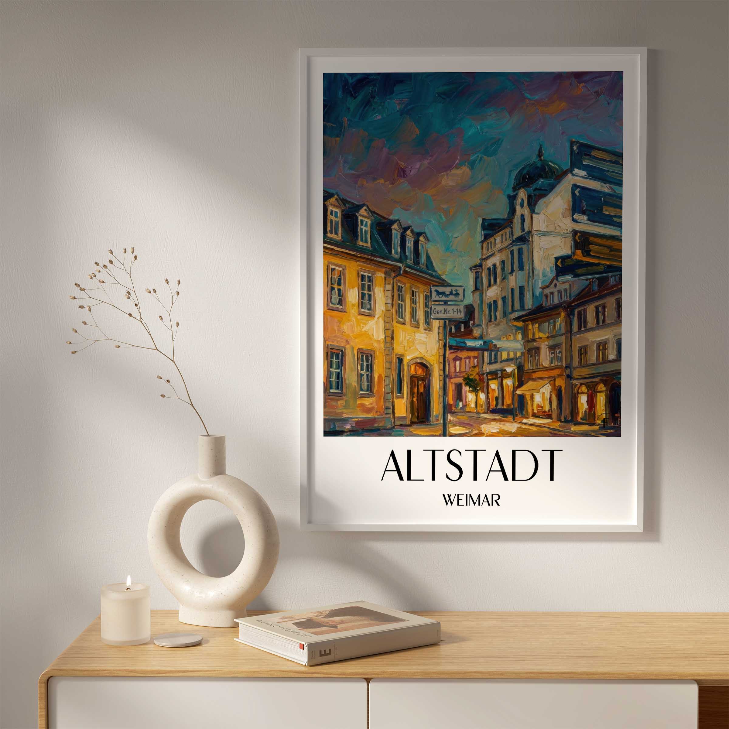 altstadt-weimar-deutschland-poster-oil-painting-oelgemaelde