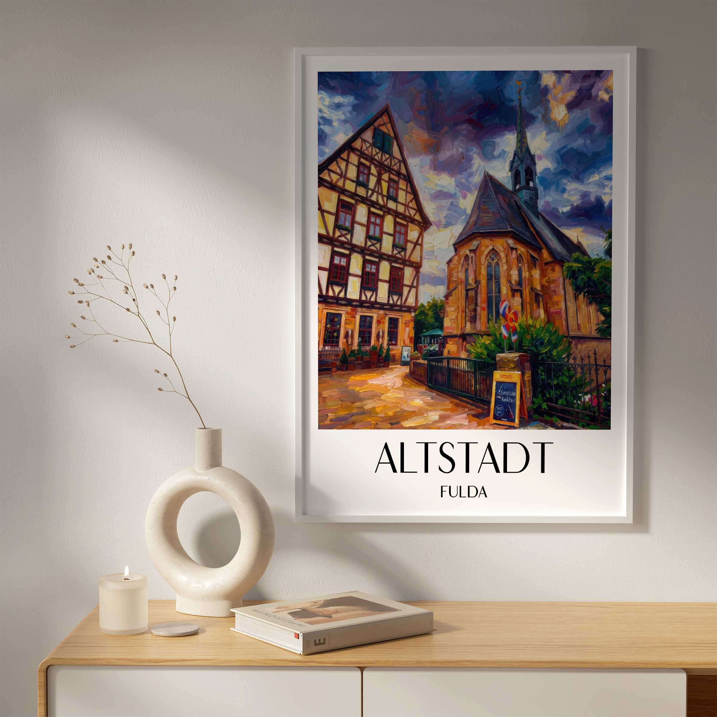 altstadt-fulda-deutschland-poster-oil-painting-oelgemaelde